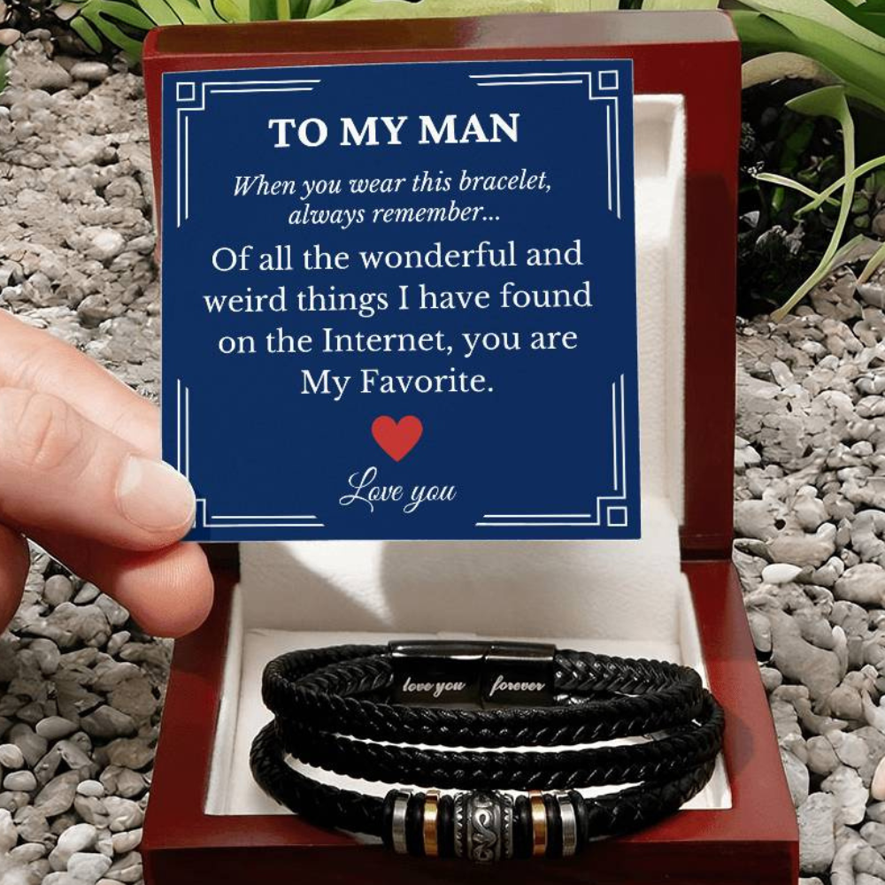 To My Man Favorite Thing Found on the Internet Bracelet