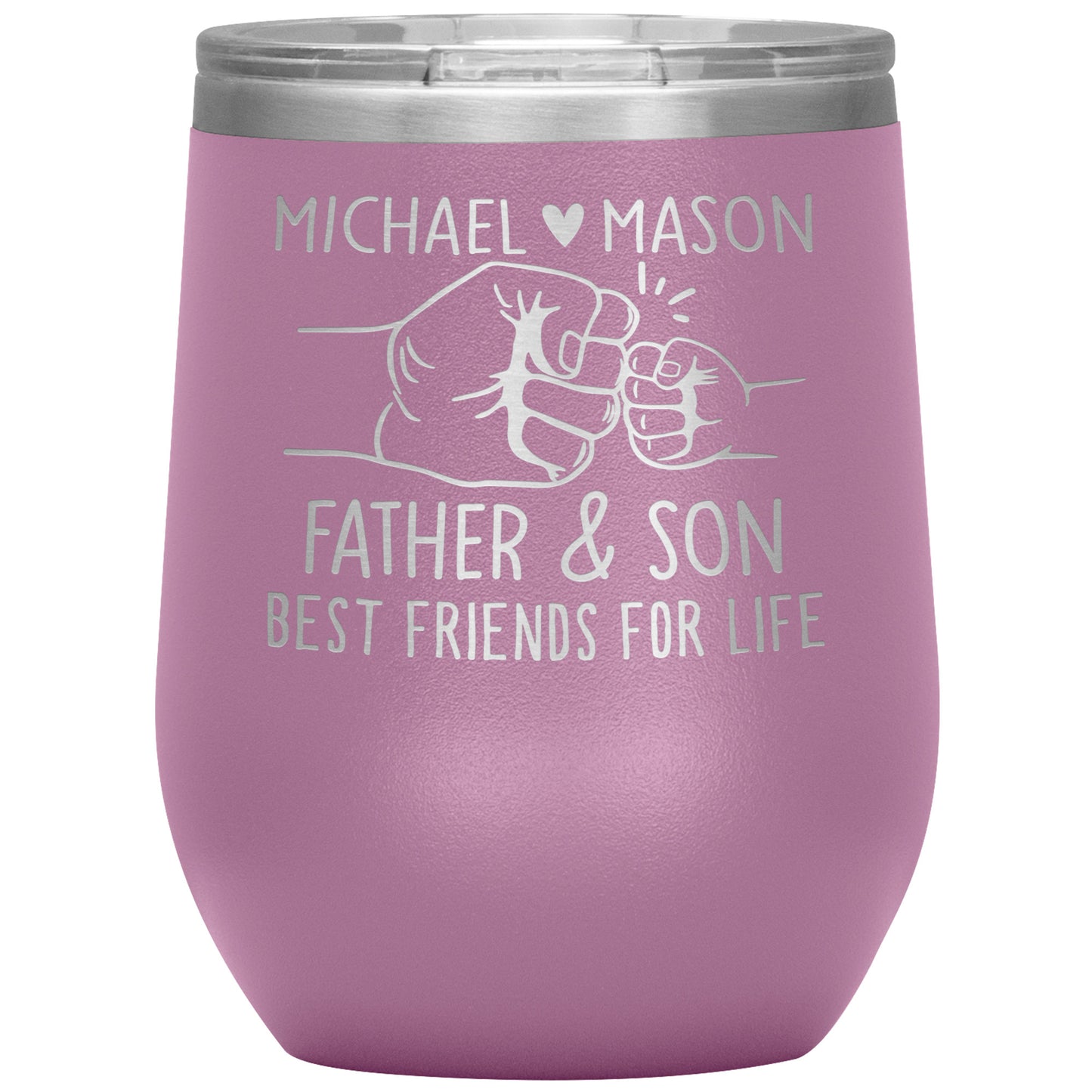 Father and Son Best Friends Tumbler