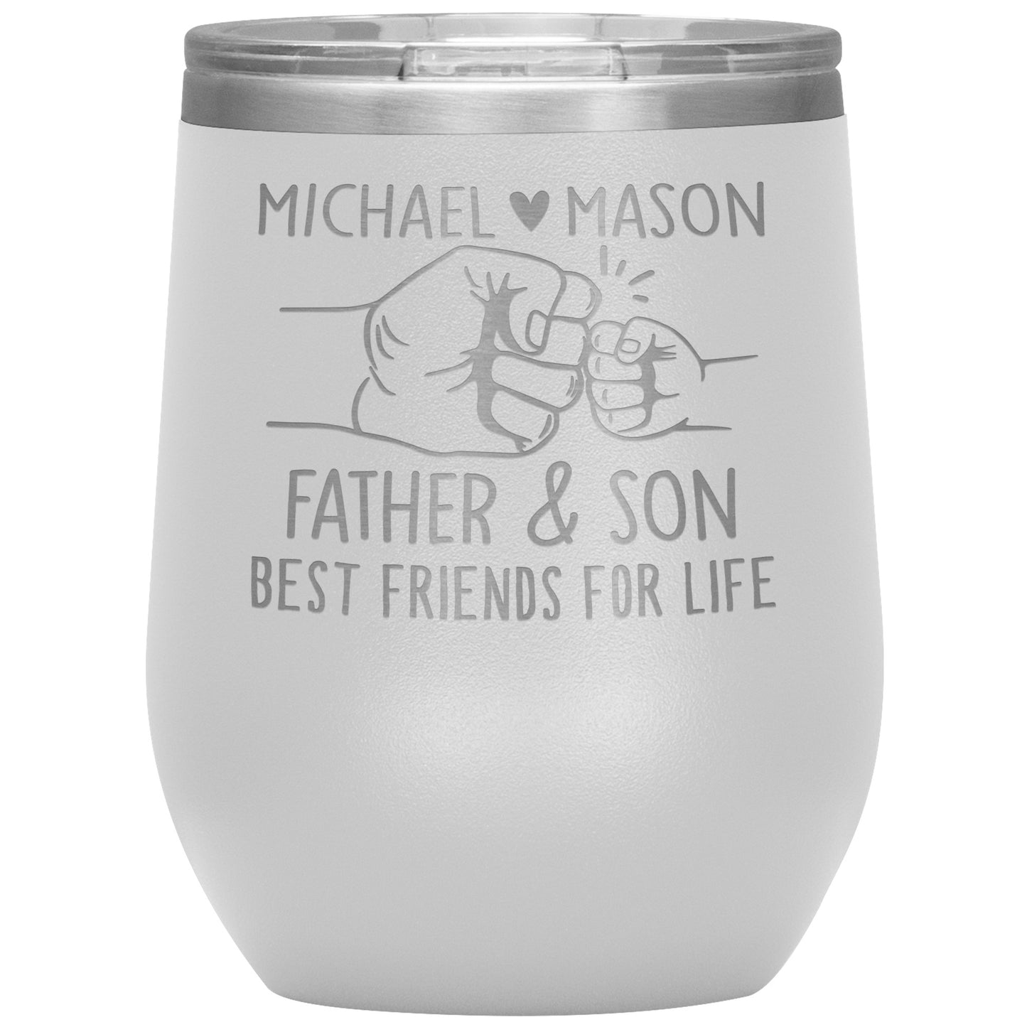 Father and Son Best Friends Tumbler