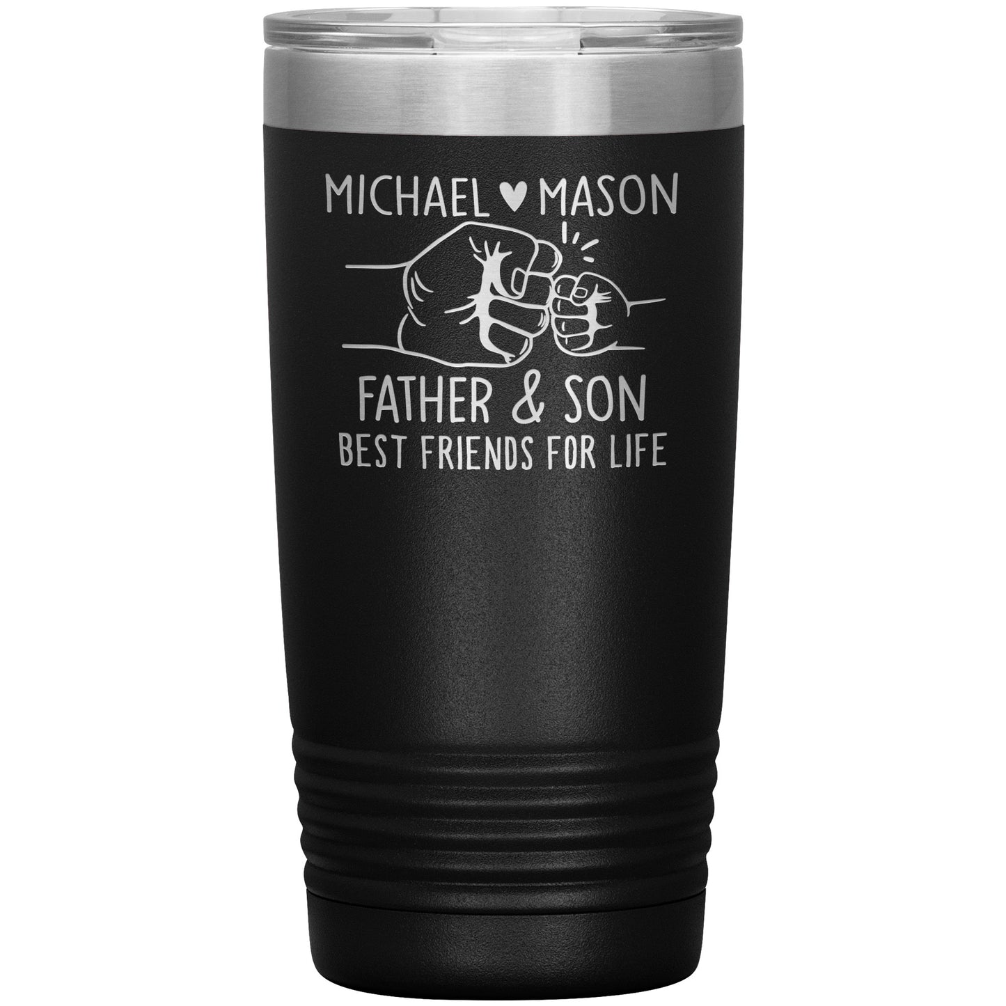Father and Son Best Friends Tumbler