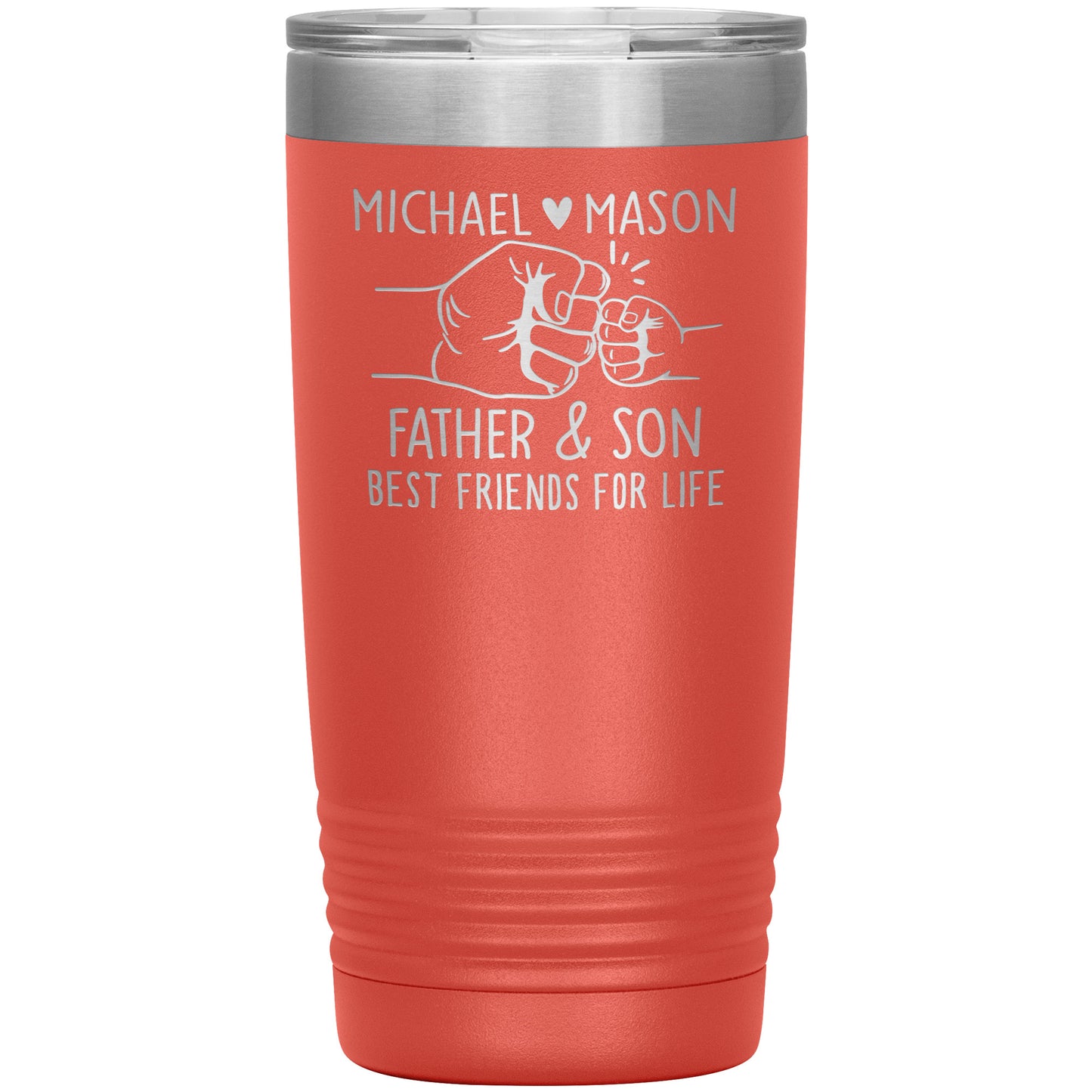 Father and Son Best Friends Tumbler