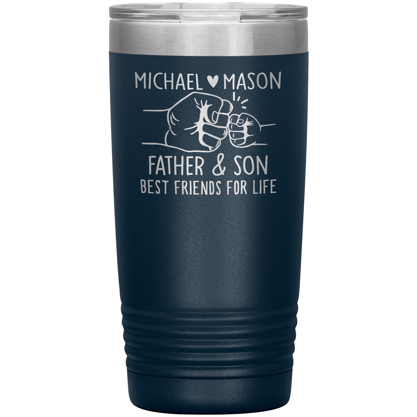 Father and Son Best Friends Tumbler