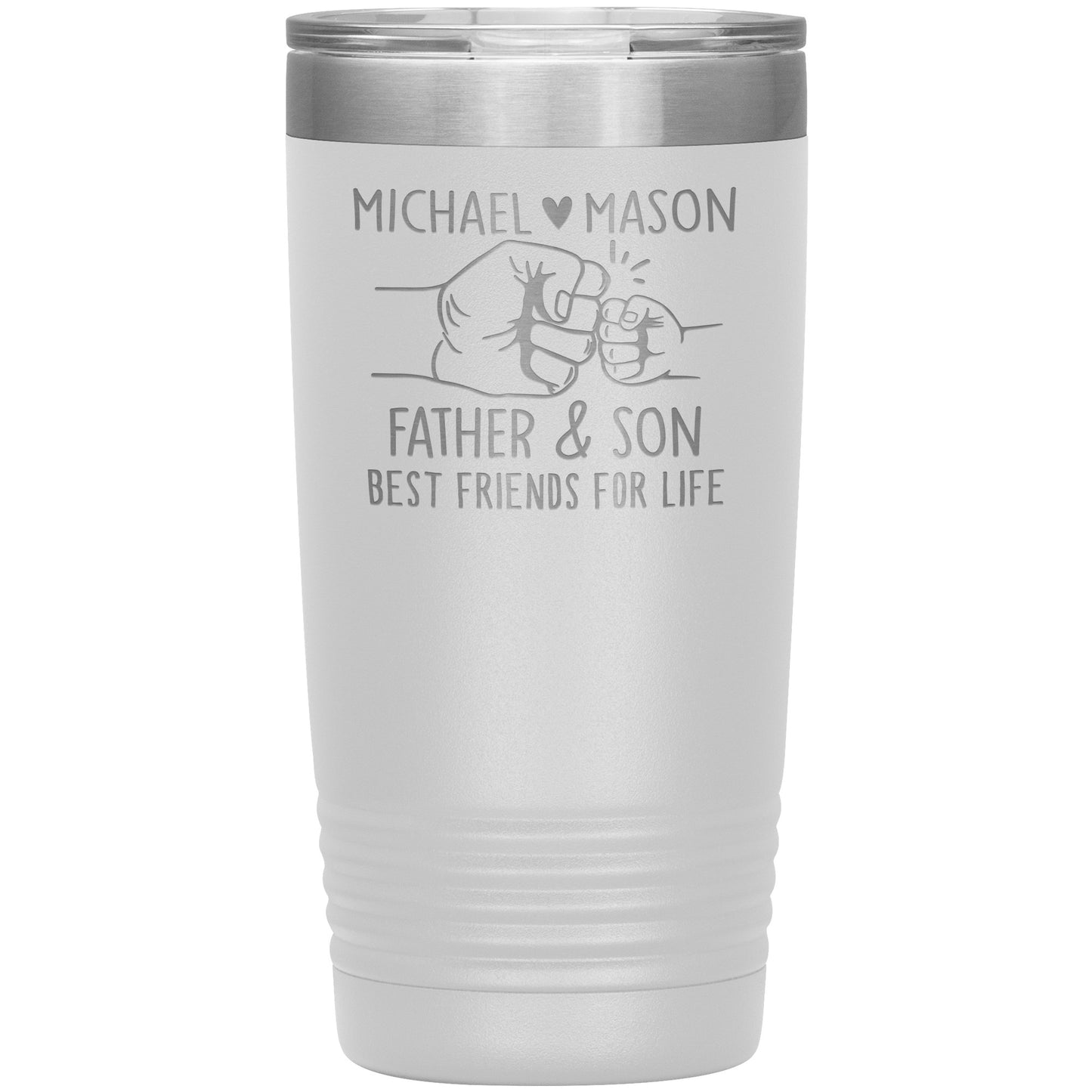 Father and Son Best Friends Tumbler
