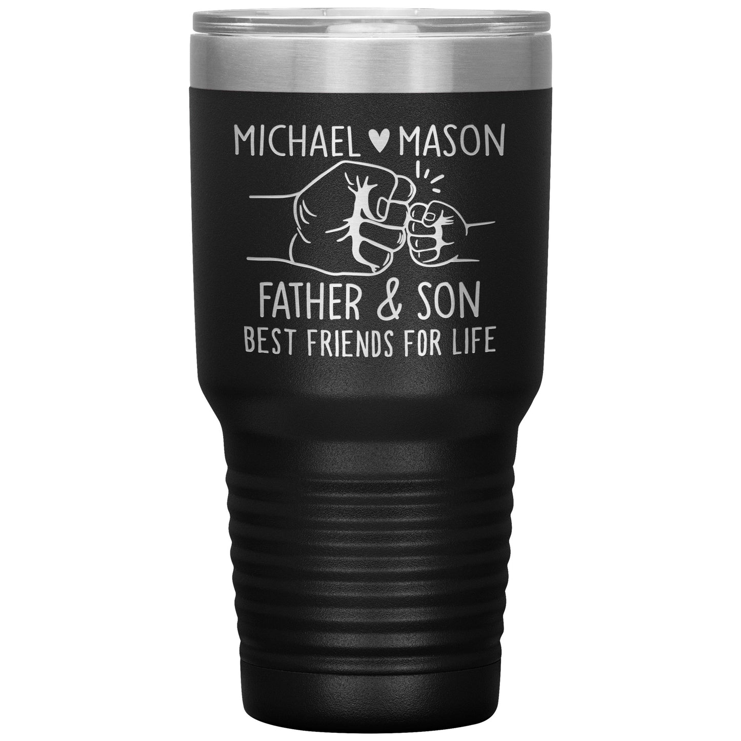Father and Son Best Friends Tumbler
