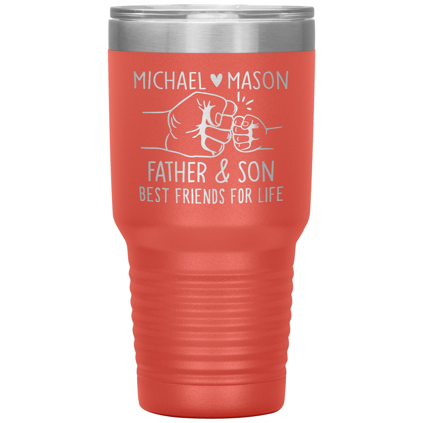 Father and Son Best Friends Tumbler