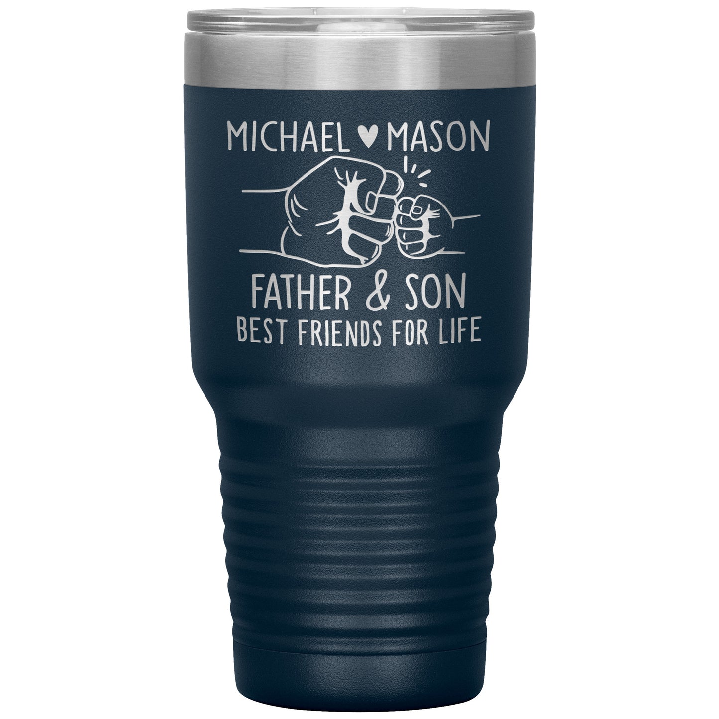 Father and Son Best Friends Tumbler
