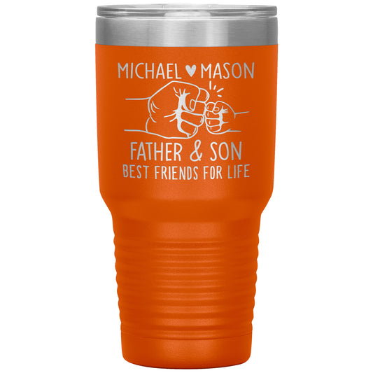 Father and Son Best Friends Tumbler