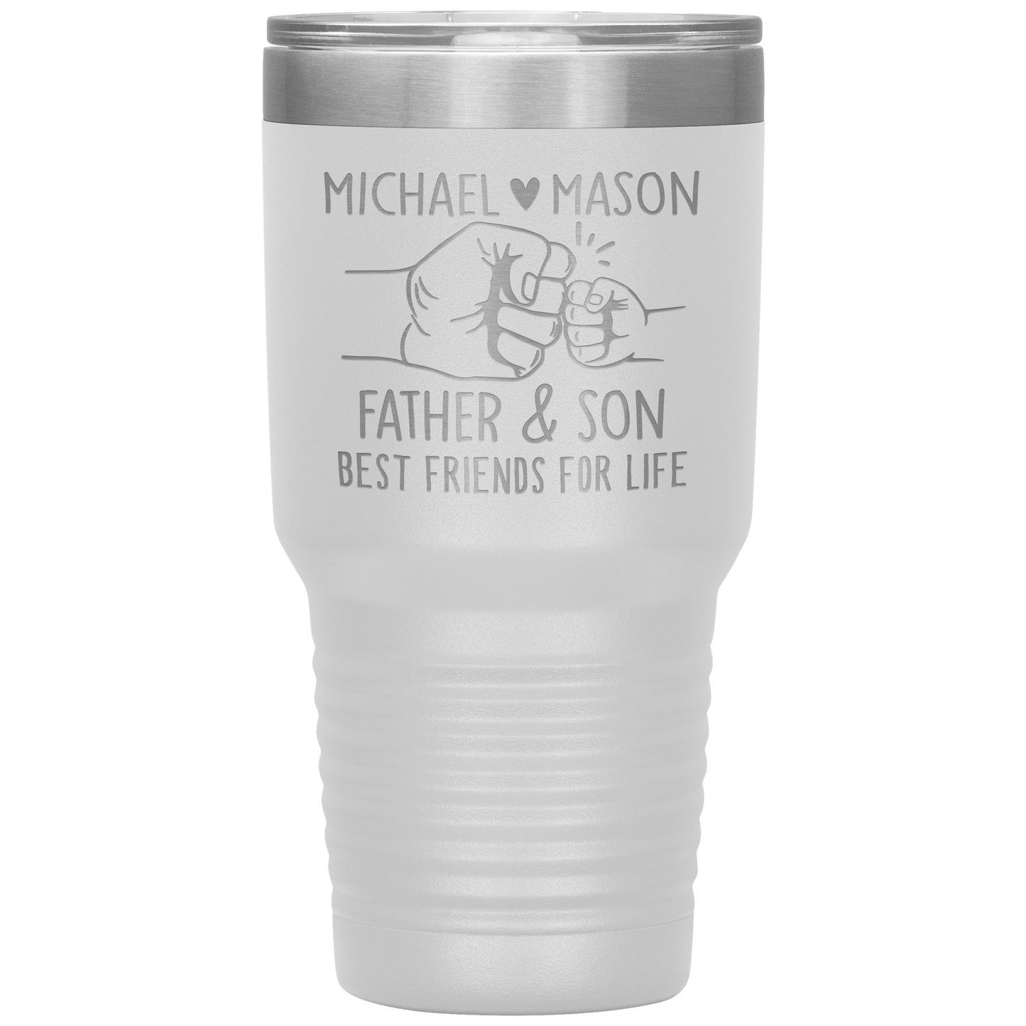 Father and Son Best Friends Tumbler
