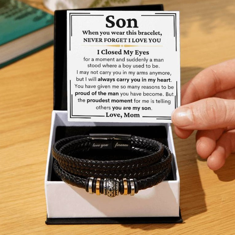 Son - I Closed My Eyes - Men's Bracelet