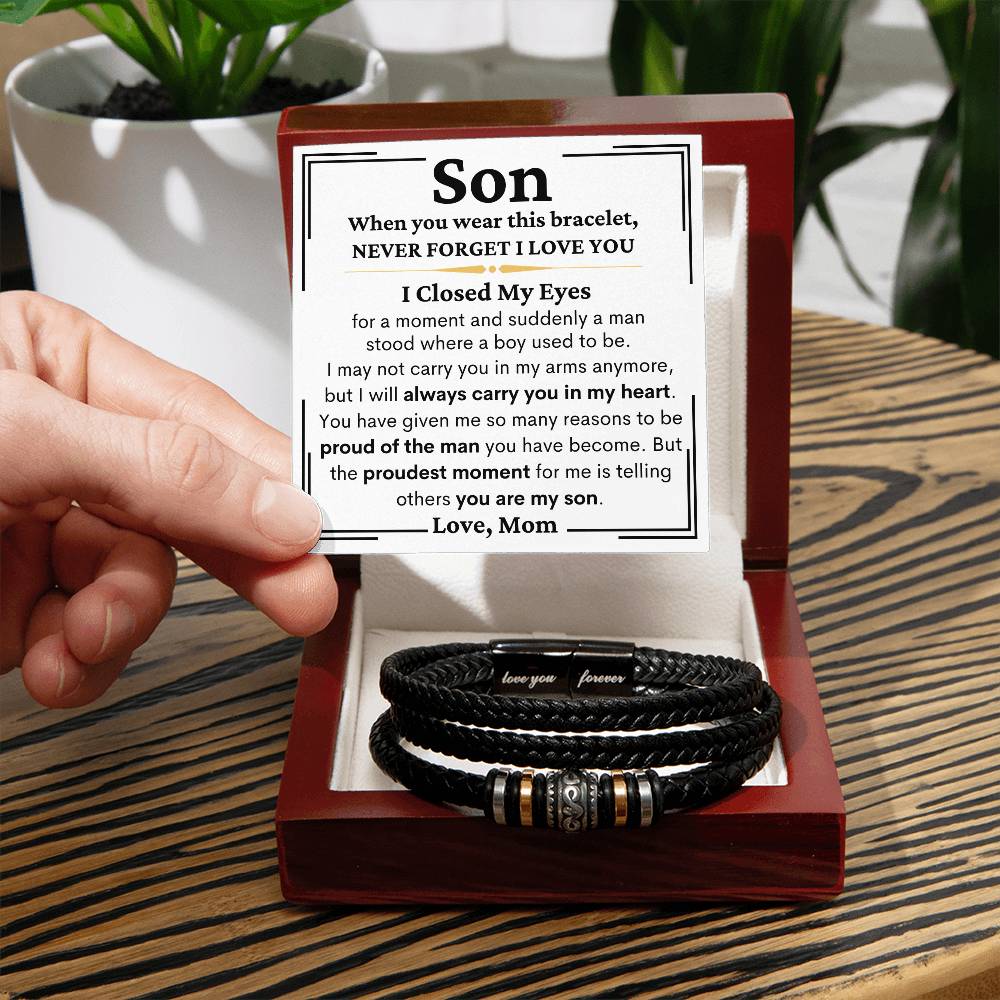 Son - I Closed My Eyes - Men's Bracelet