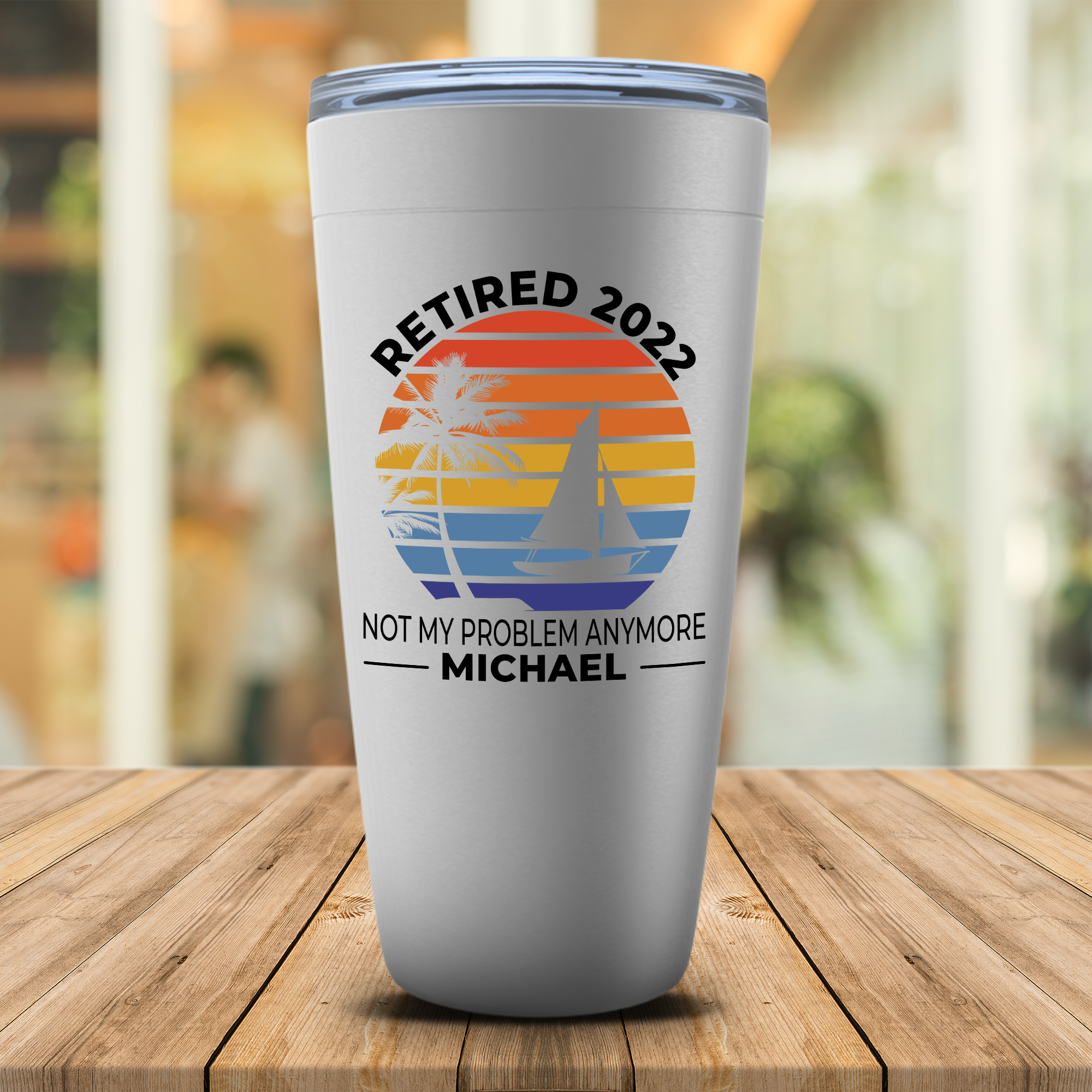 Retirement Gifts for Men Funny Tumbler Retiring Gift Ideas for Coworkers,  Boss, Dad, Friends Stainless Steel Matte Black 20 Oz Tumbler with Lid,  Water Bottle, Travel Coffee Mug Cups 