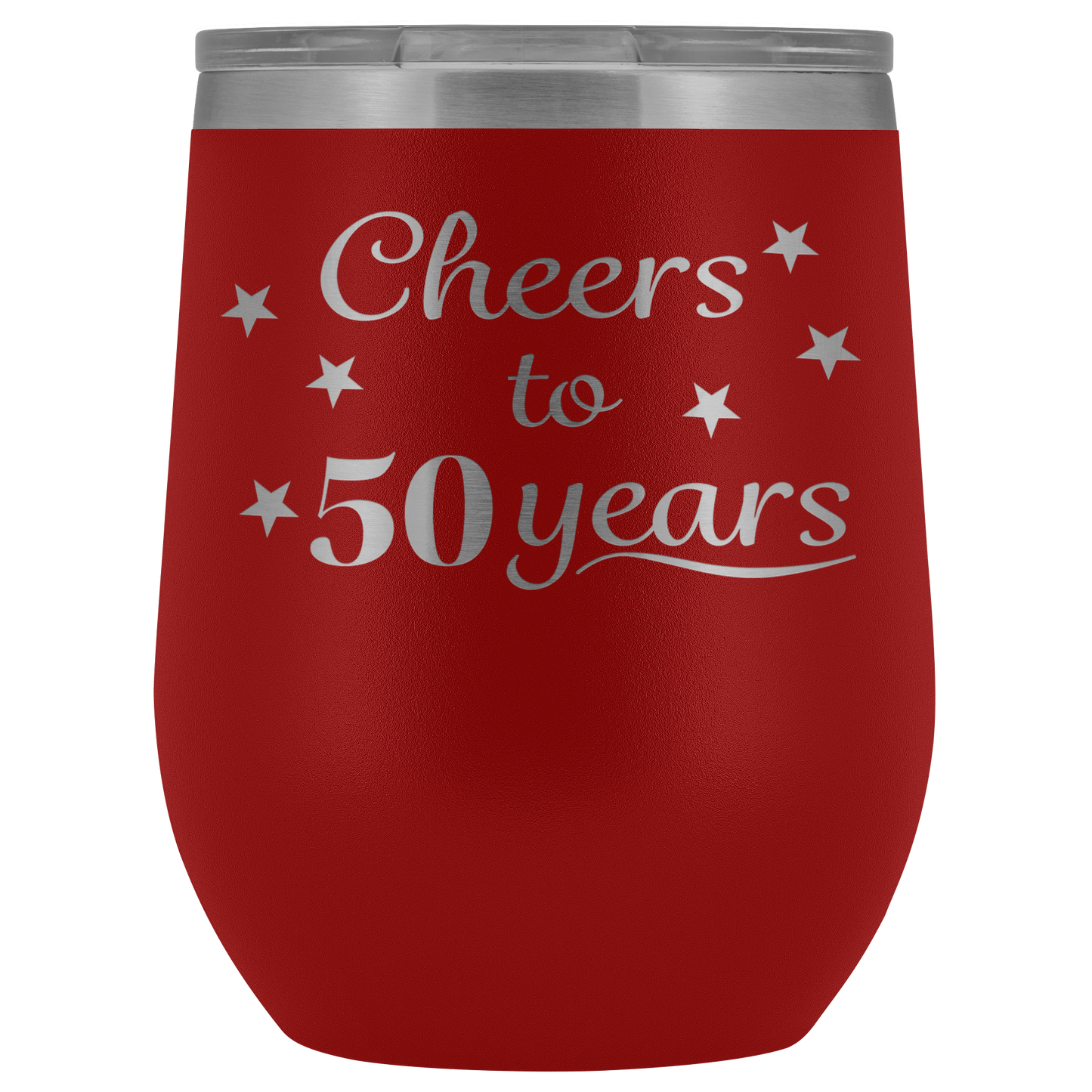 Cheers to 50 years Wine Tumbler