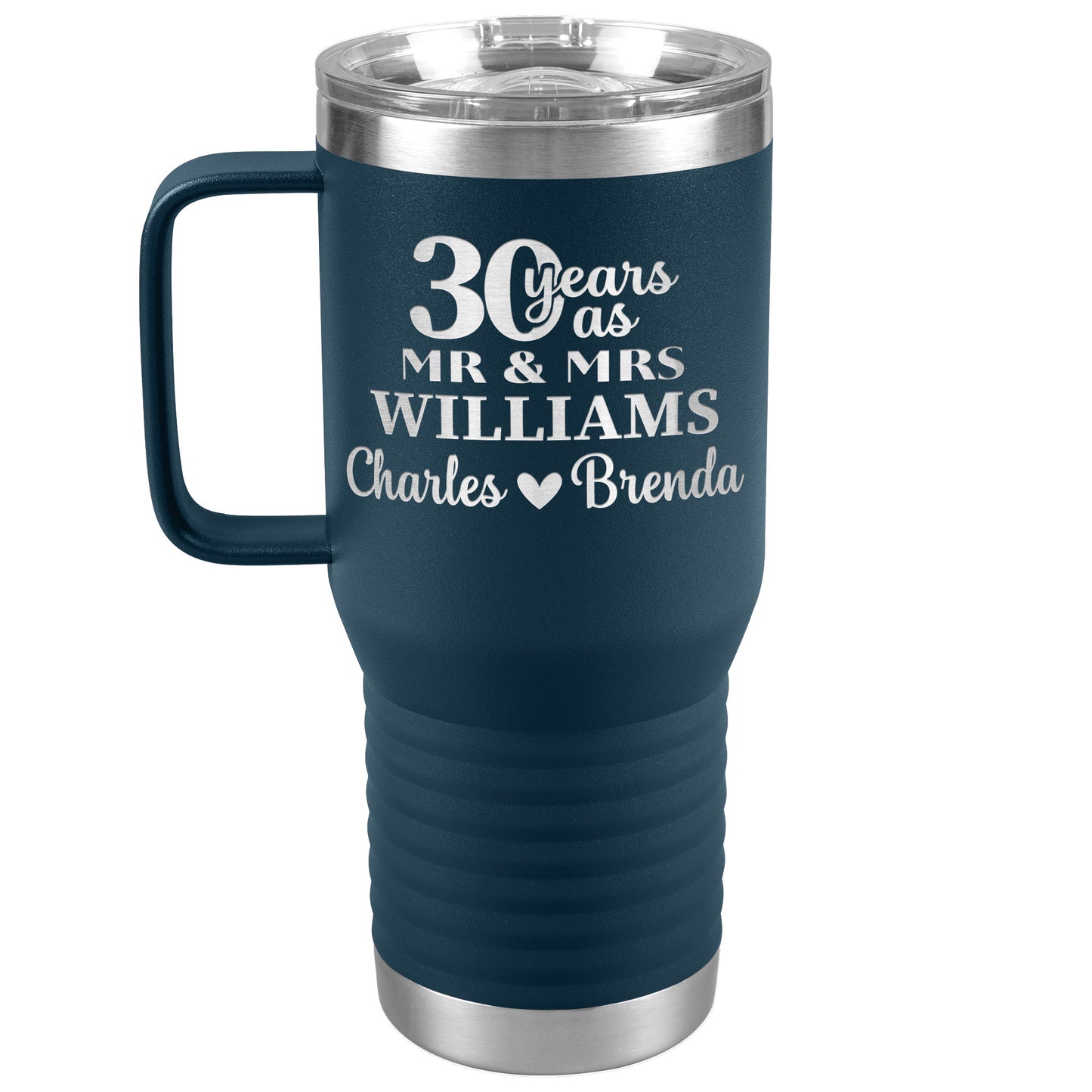 30 Anniversary Tumbler Gifts for Parents