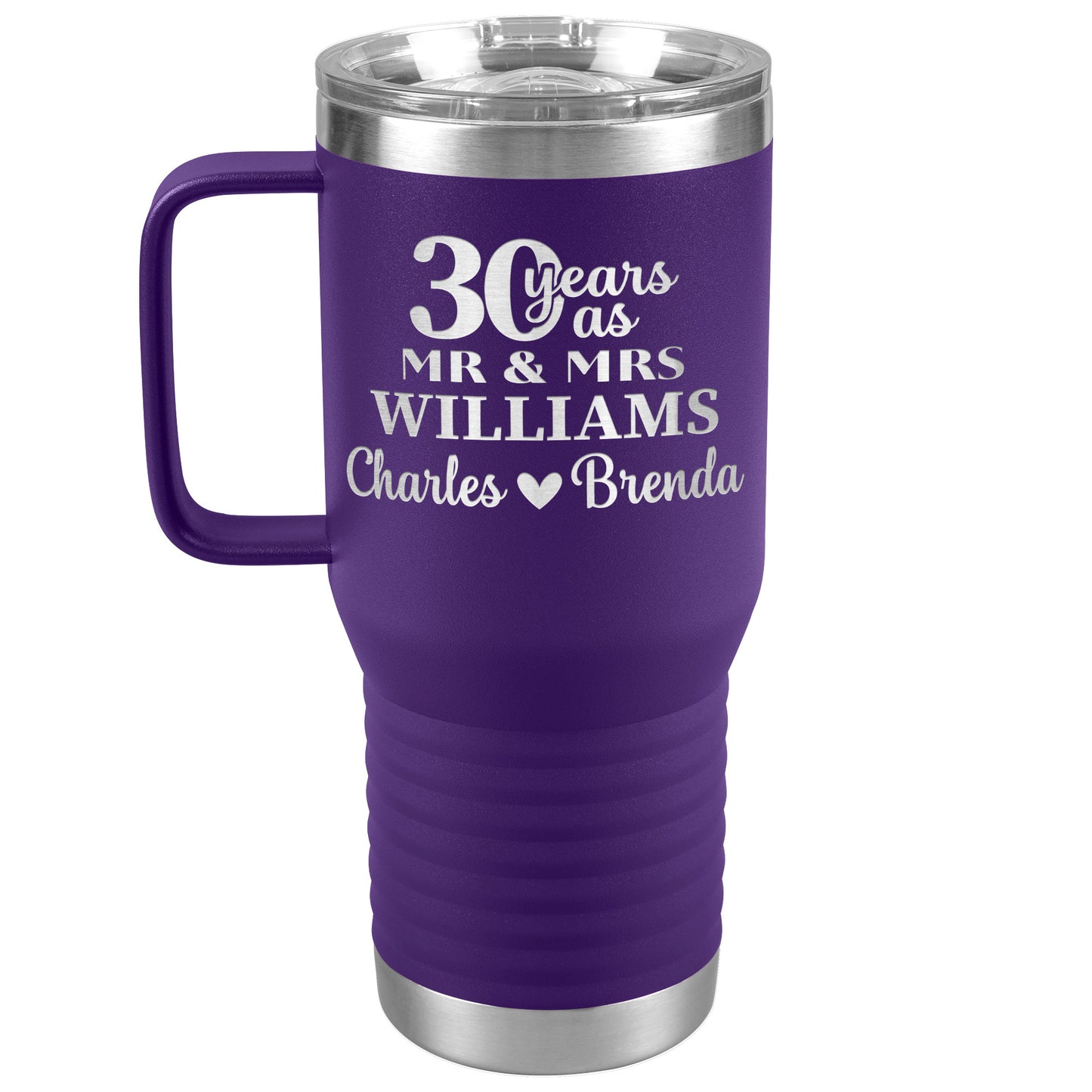30 Anniversary Tumbler Gifts for Parents