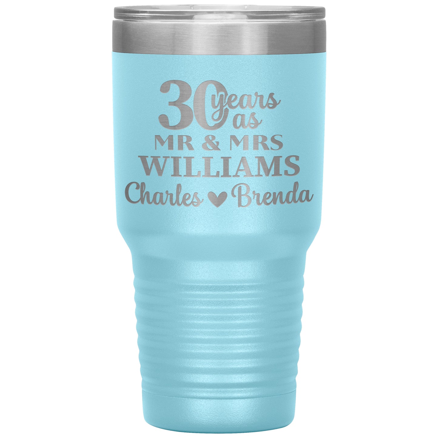 30 Anniversary Tumbler Gifts for Parents
