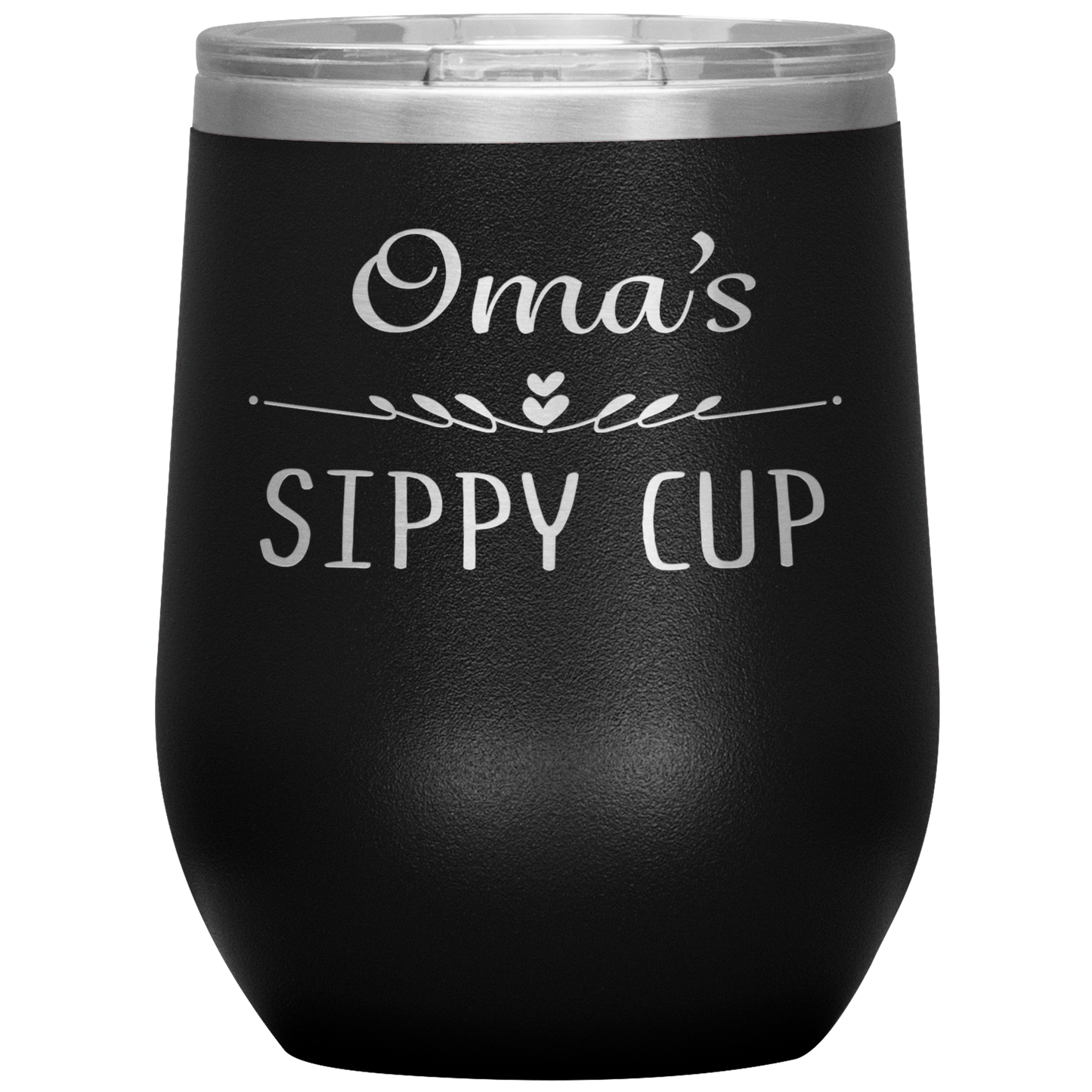Oma's Sippy Cup Wine Tumbler