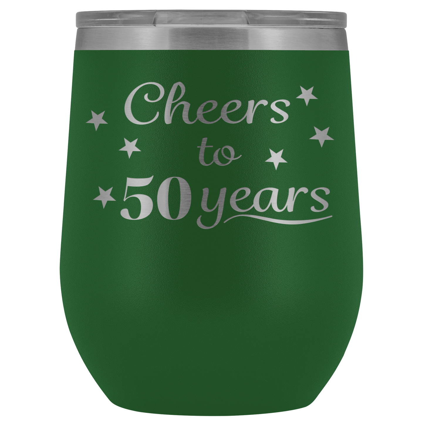 Cheers to 50 years Wine Tumbler