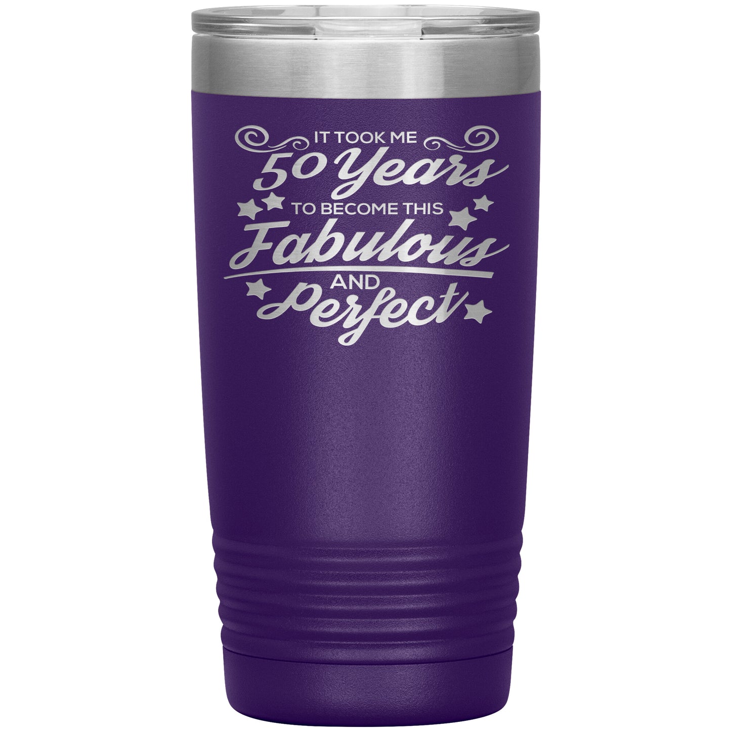50 Years Fabulous & Perfect Tumbler