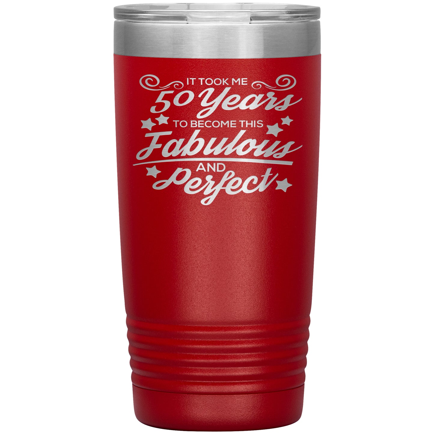 50 Years Fabulous & Perfect Tumbler