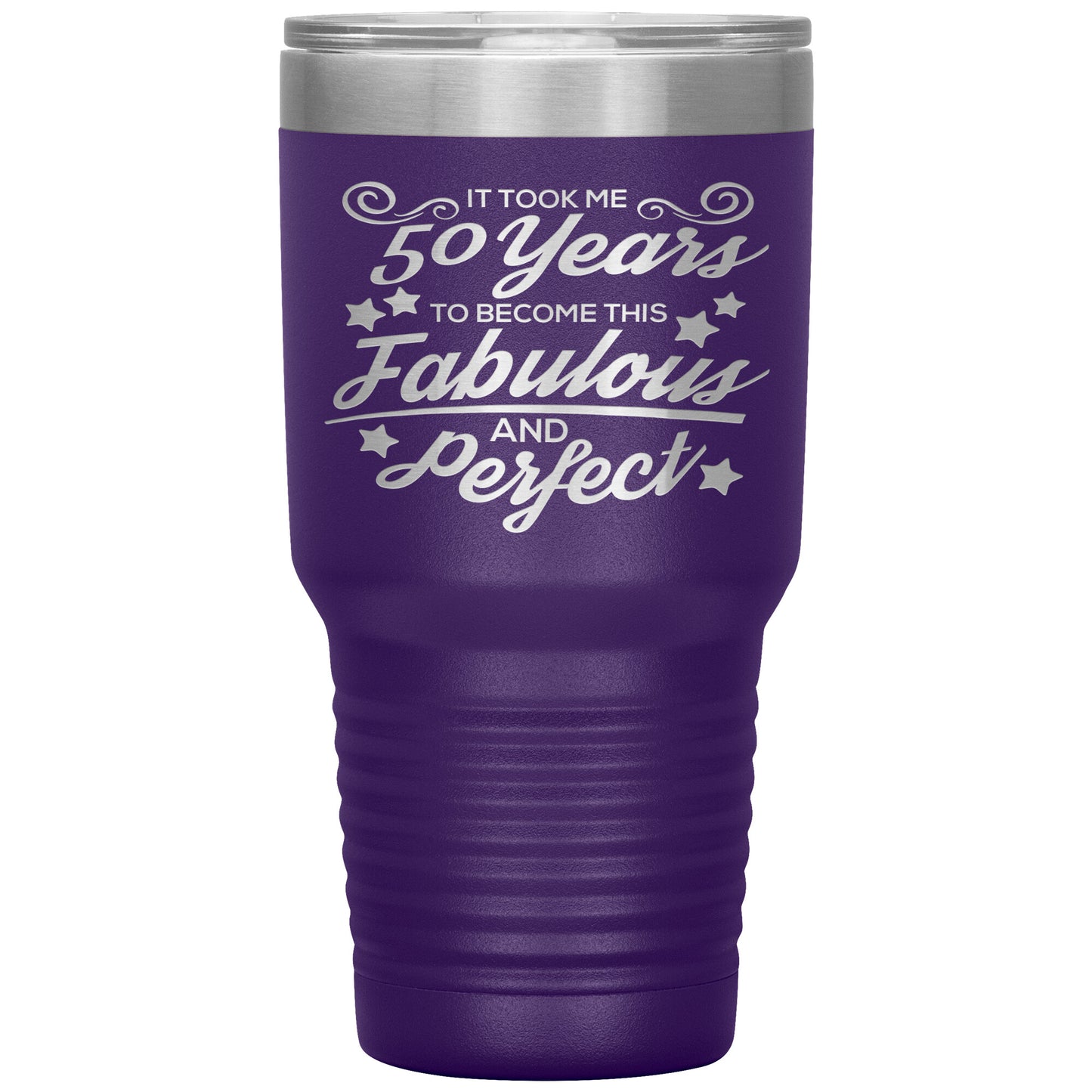 50 Years Fabulous & Perfect Tumbler