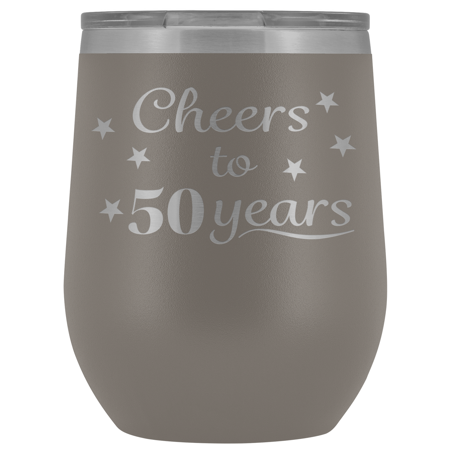 Cheers to 50 years Wine Tumbler