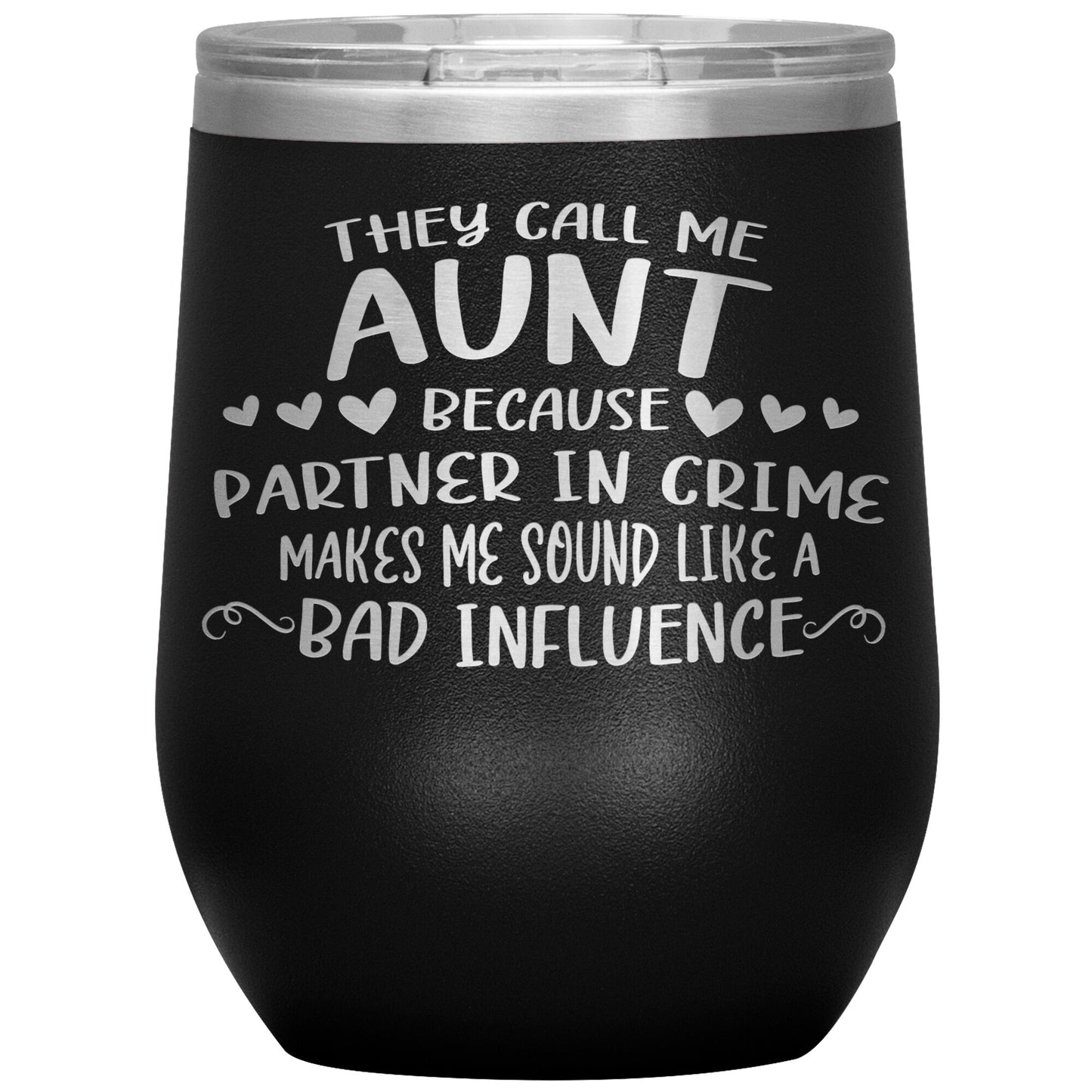 Aunt Partner In Crime Tumbler