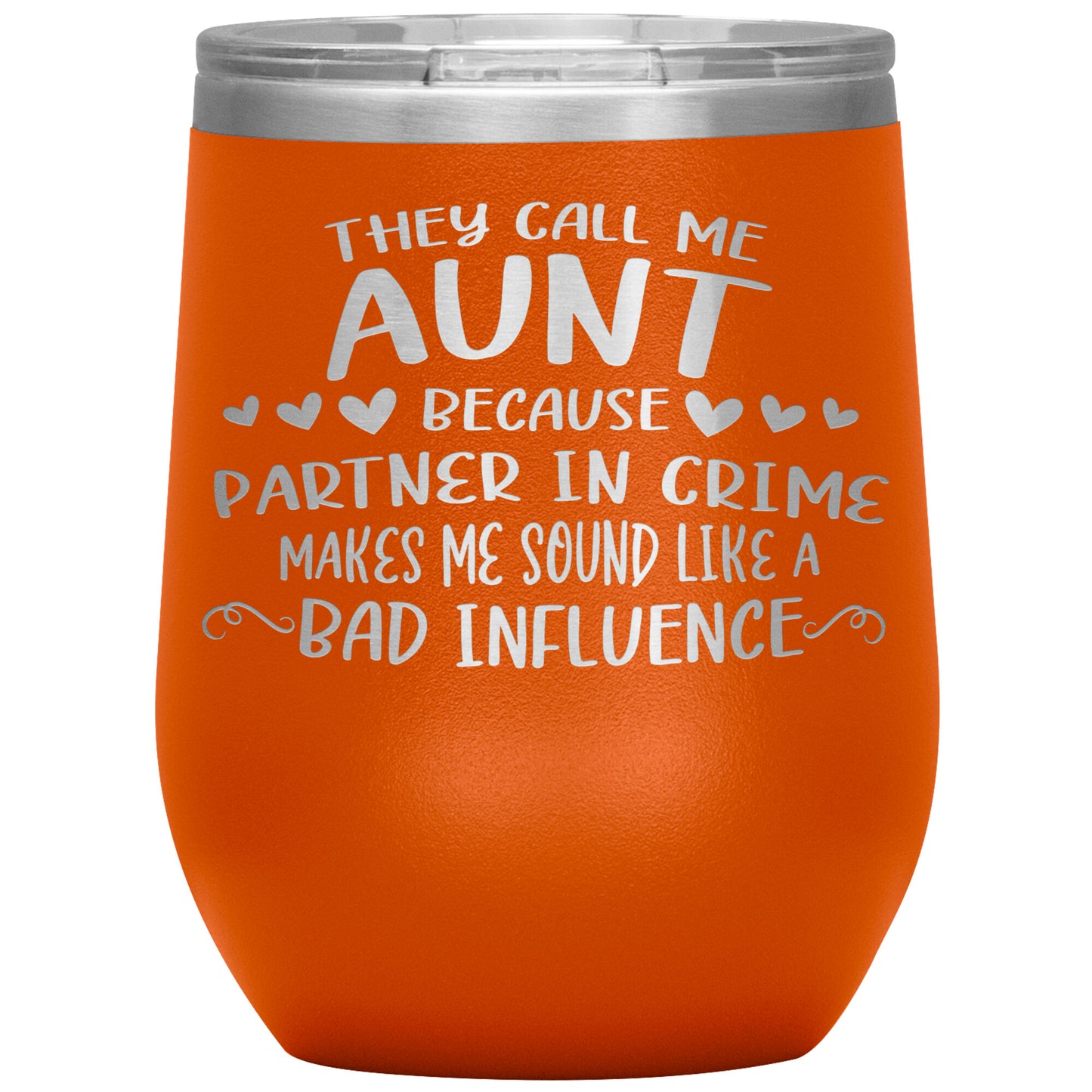 Aunt Partner In Crime Tumbler