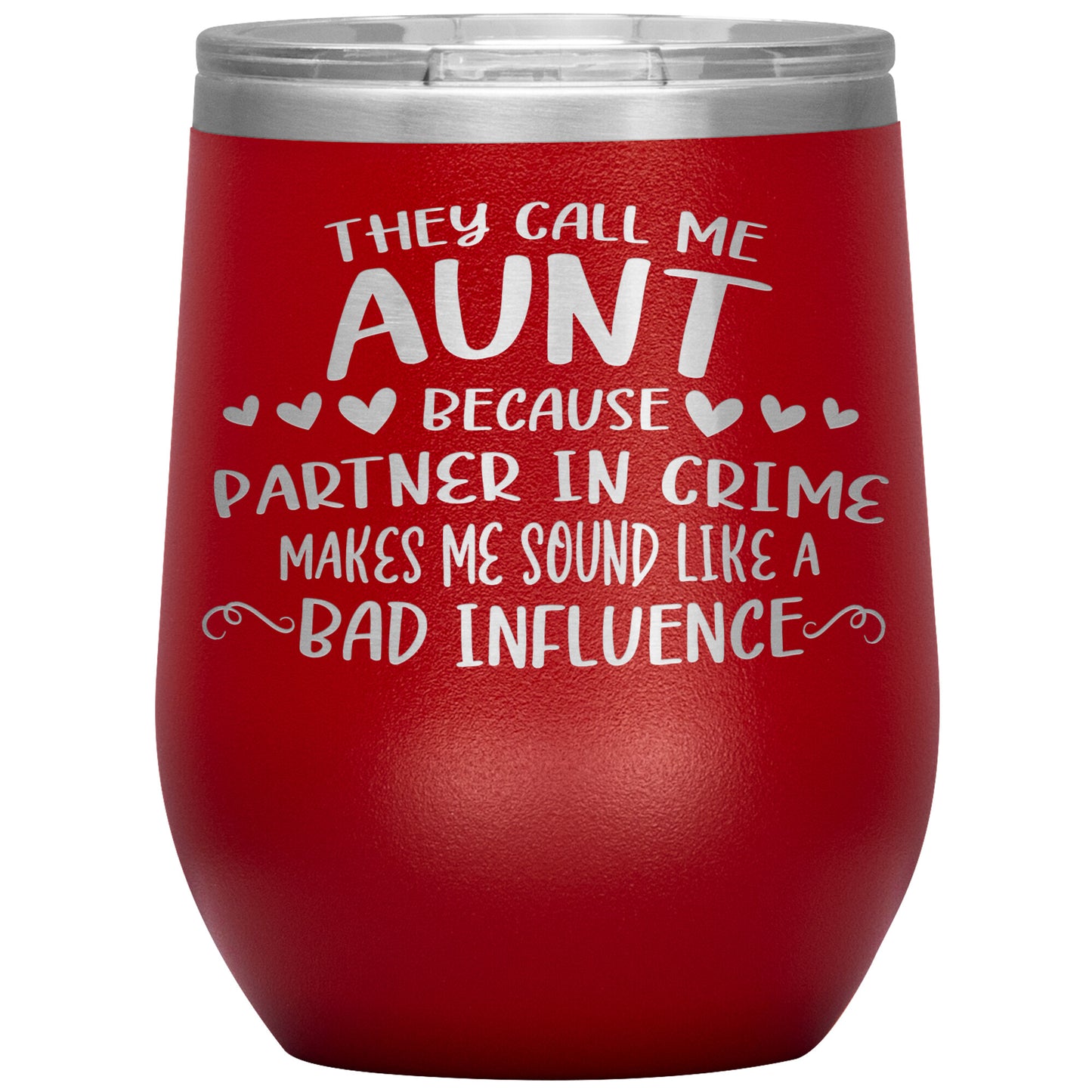 Aunt Partner In Crime Tumbler