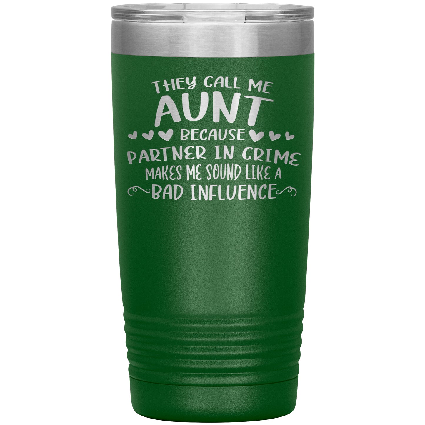 Aunt Partner In Crime Tumbler