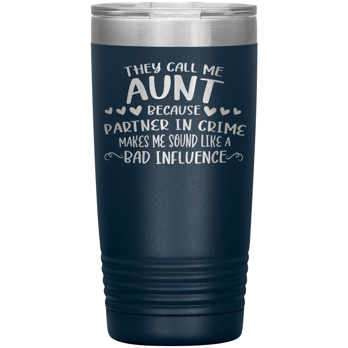 Aunt Partner In Crime Tumbler