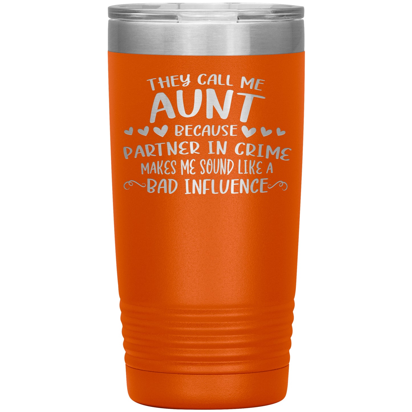 Aunt Partner In Crime Tumbler