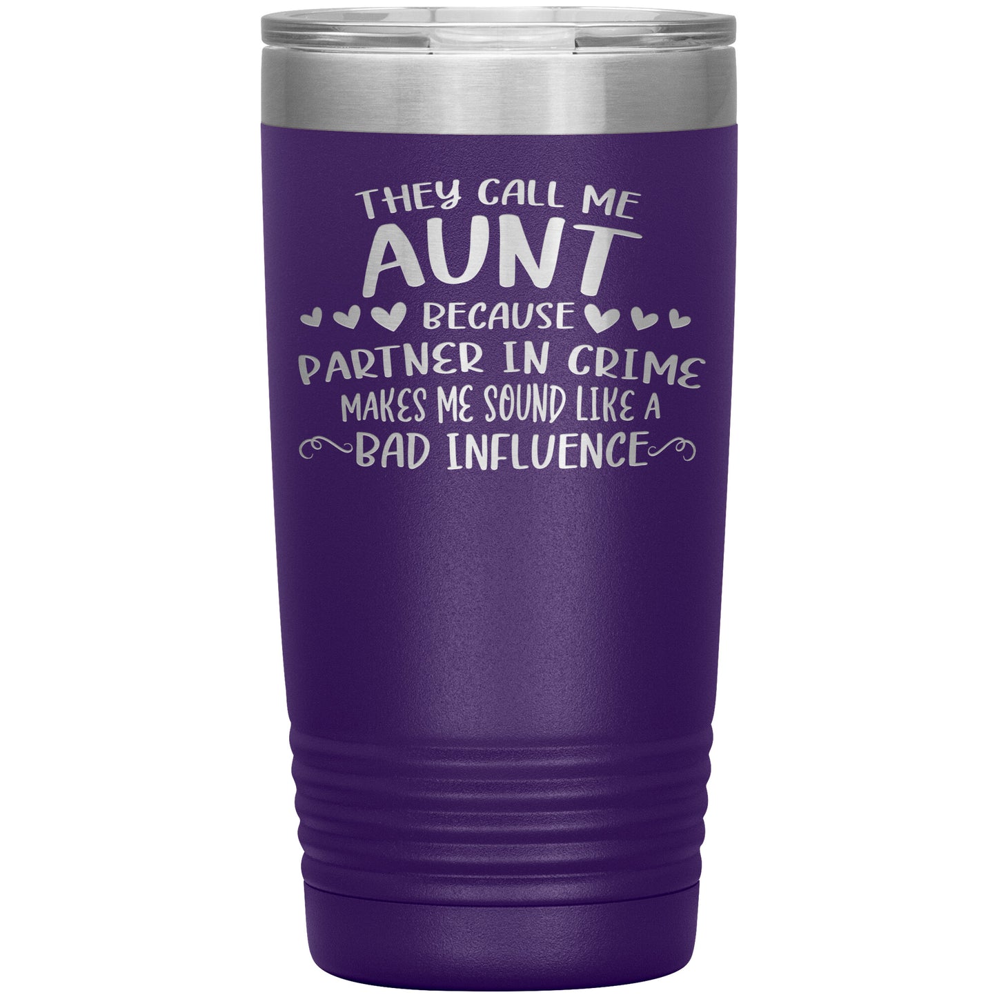 Aunt Partner In Crime Tumbler