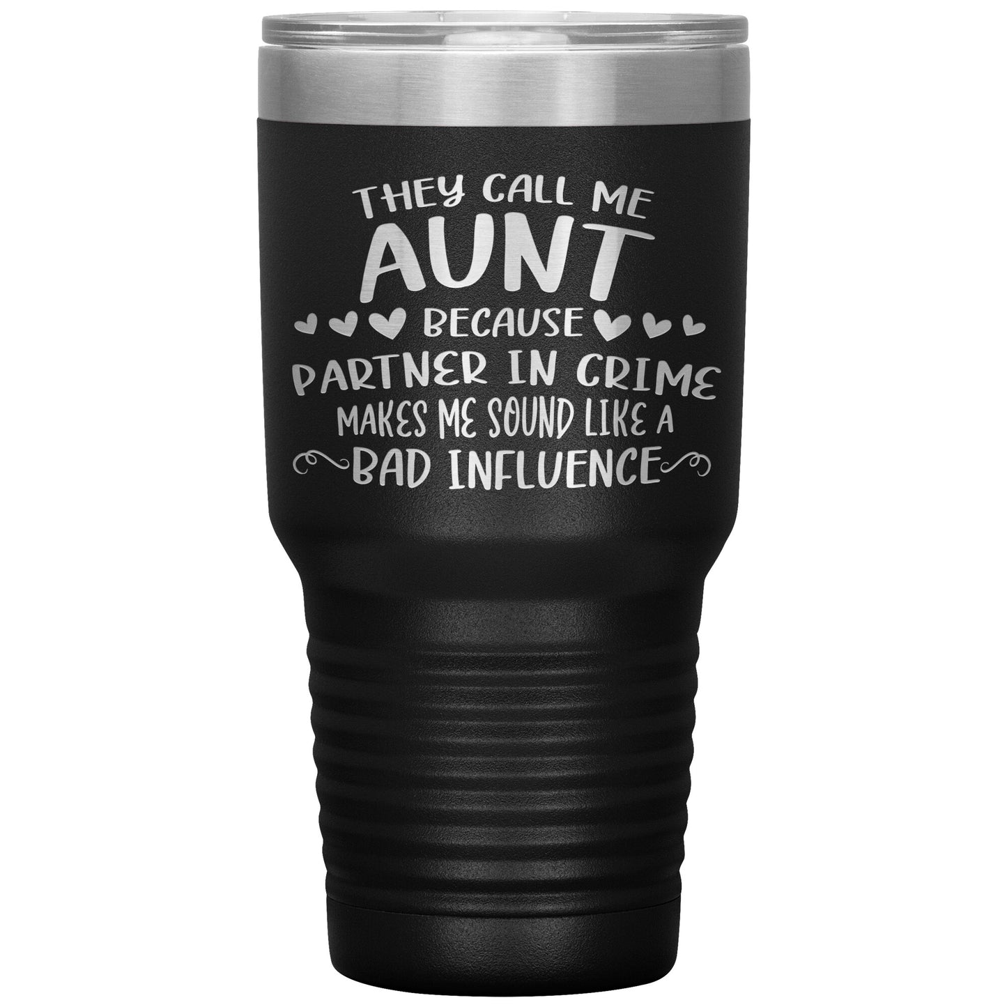 Aunt Partner In Crime Tumbler
