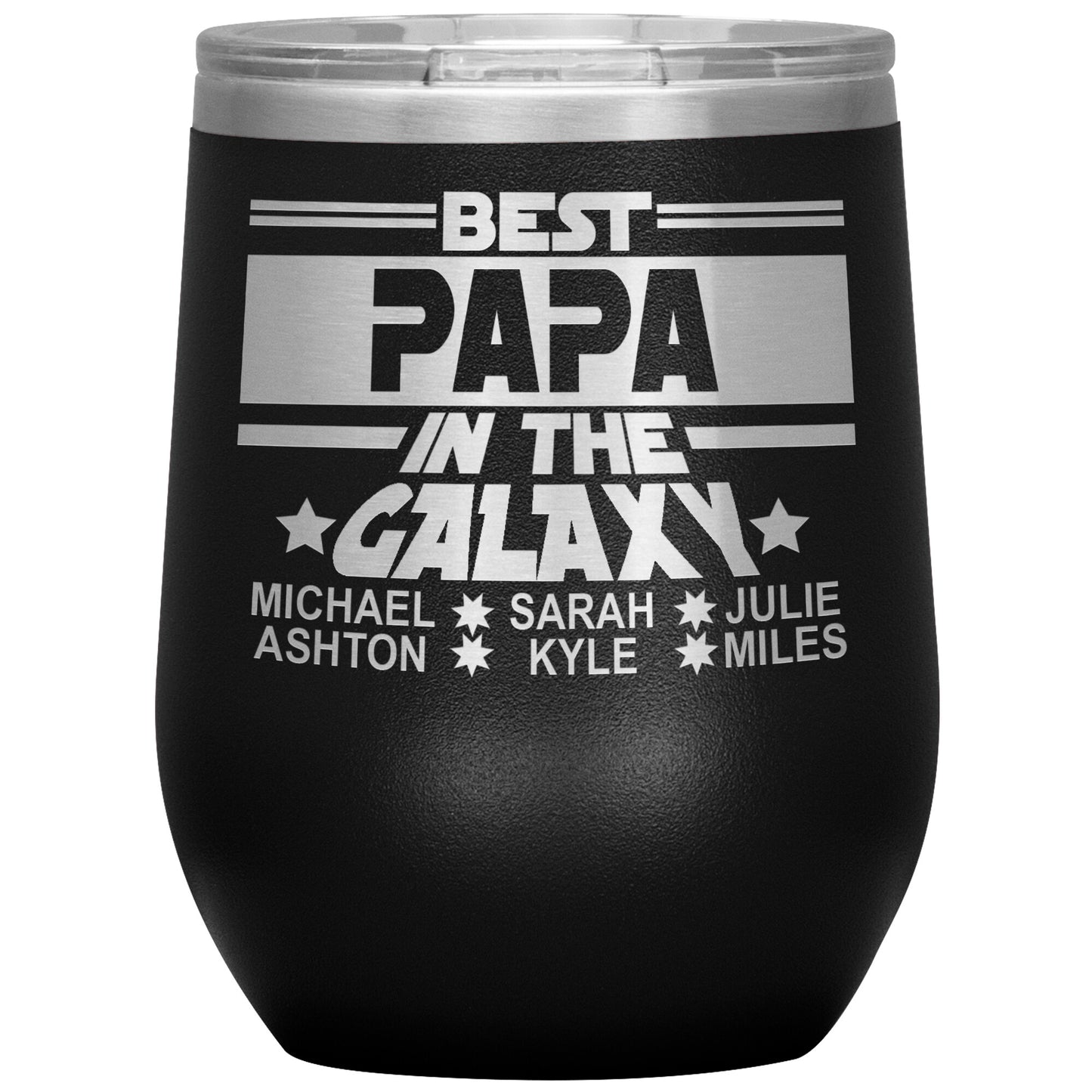 Best Papa in the Galaxy Tumbler