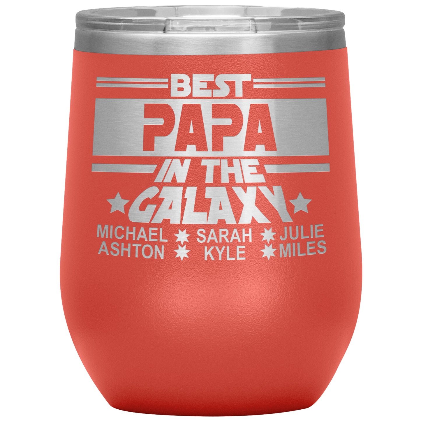 Best Papa in the Galaxy Tumbler