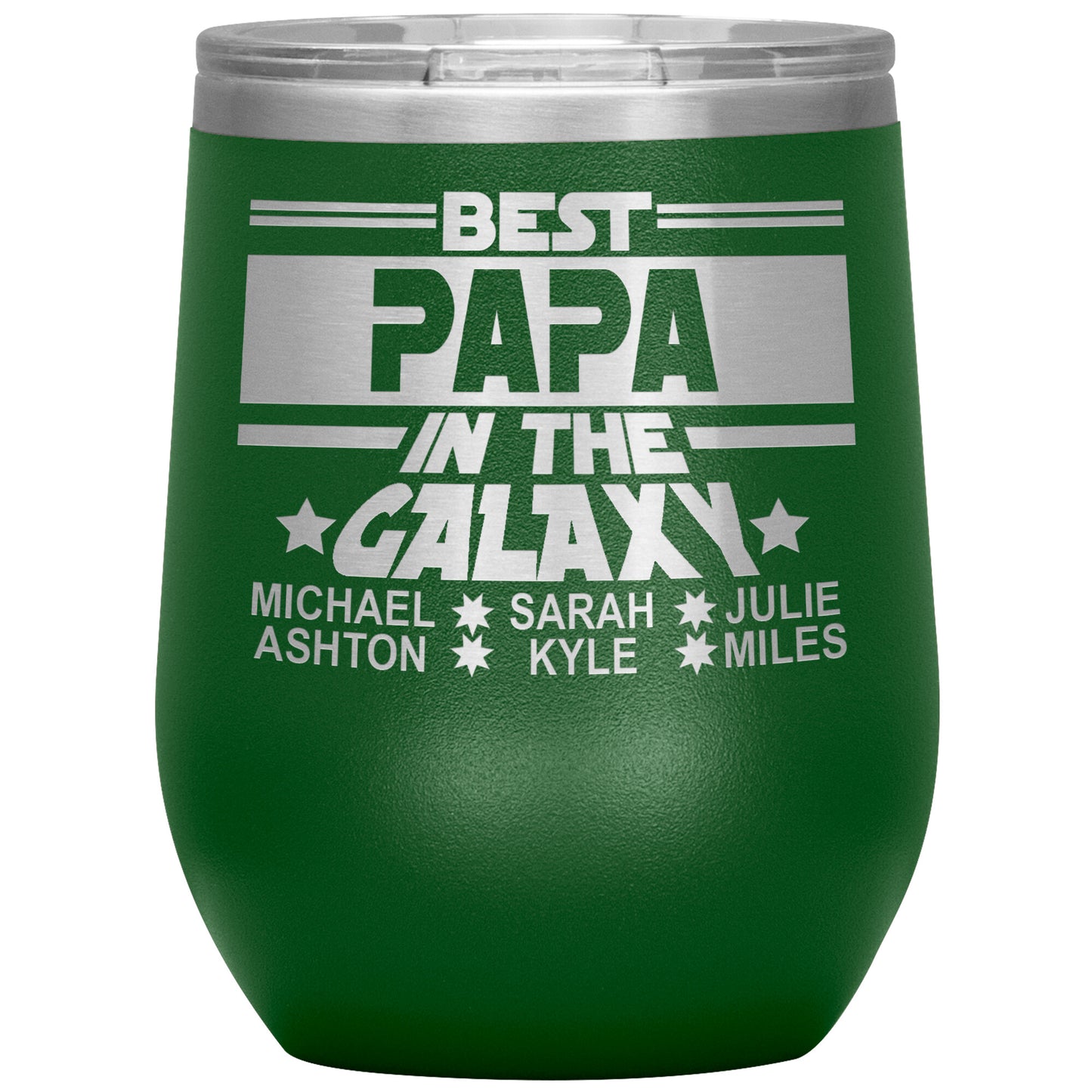 Best Papa in the Galaxy Tumbler