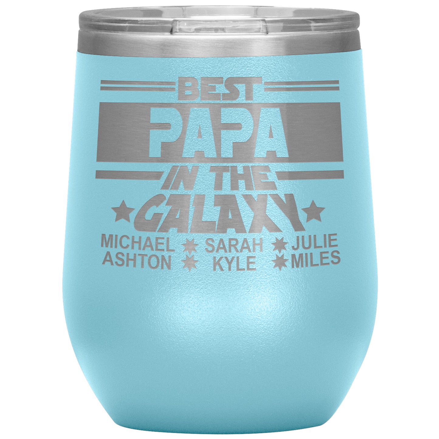 Best Papa in the Galaxy Tumbler