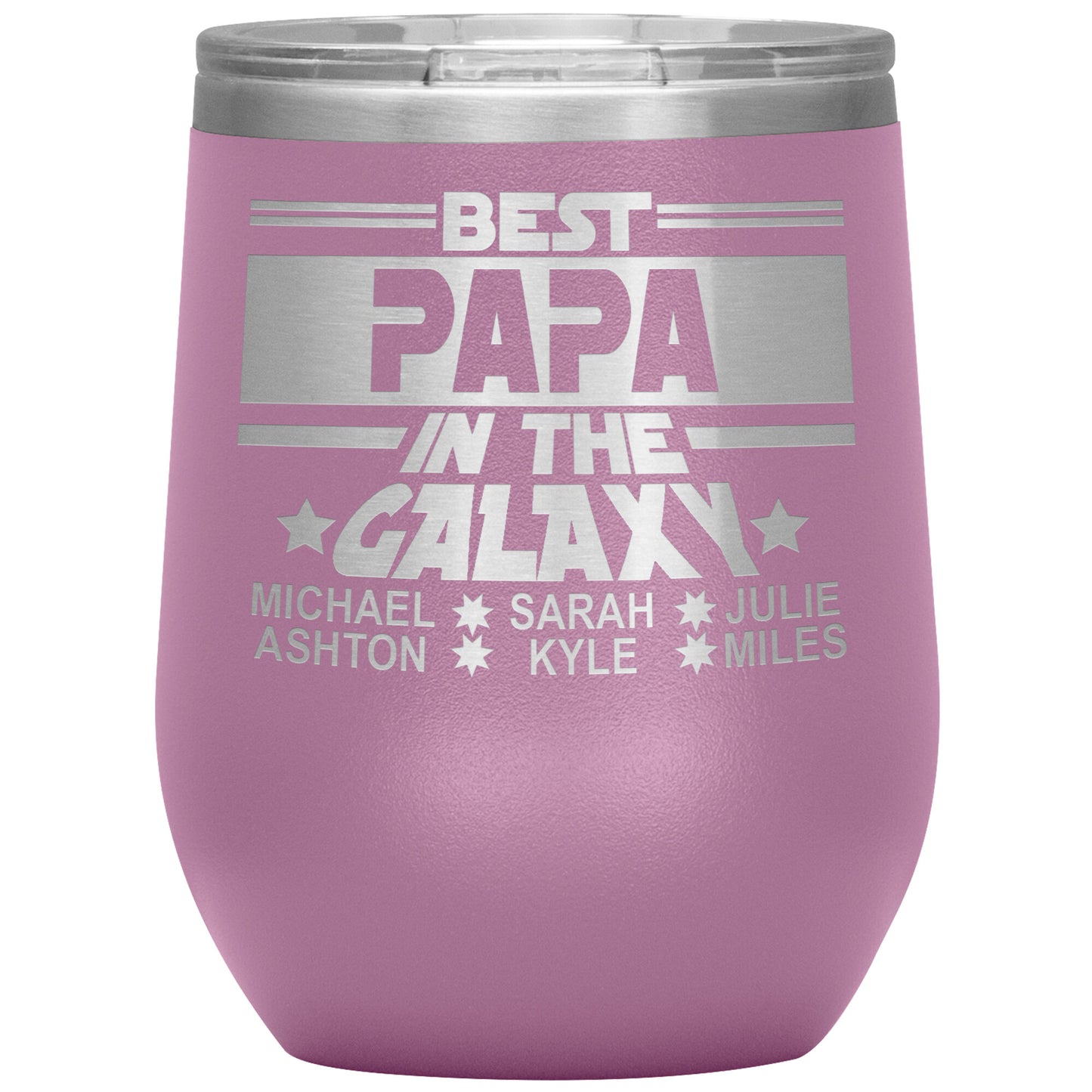Best Papa in the Galaxy Tumbler