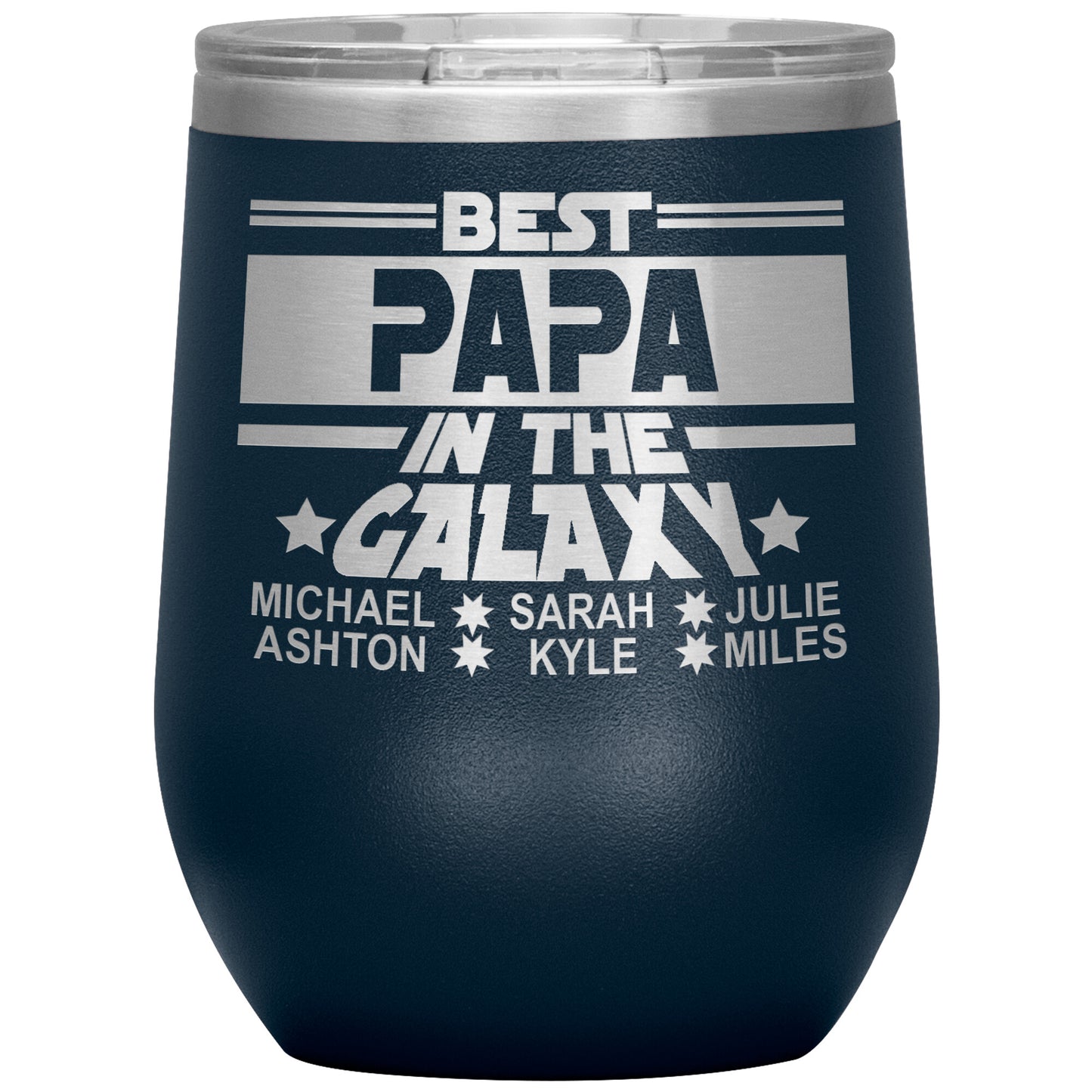 Best Papa in the Galaxy Tumbler