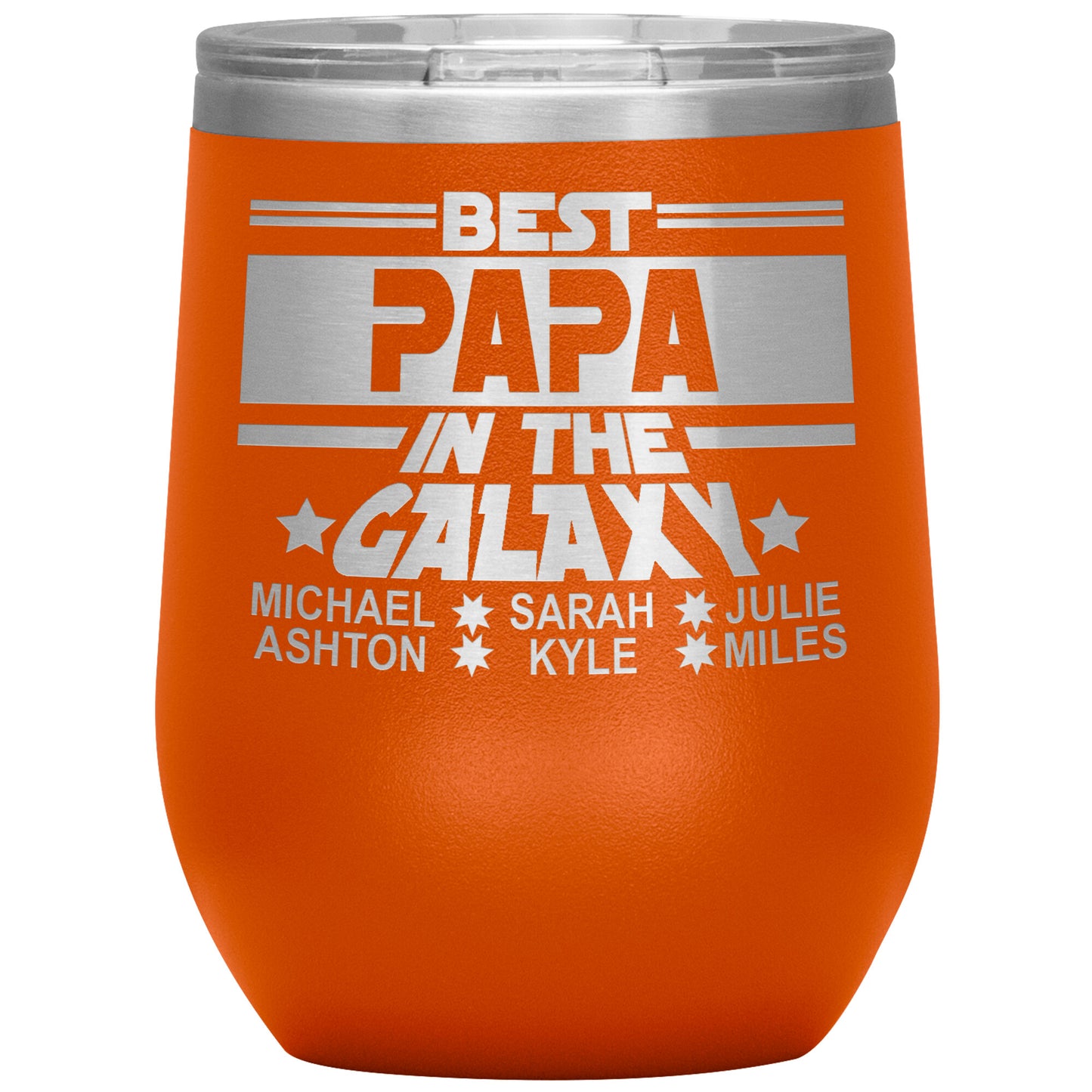 Best Papa in the Galaxy Tumbler