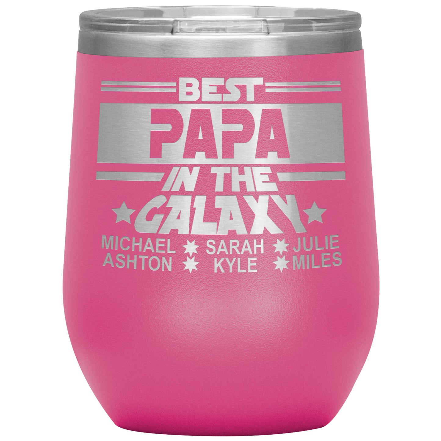 Best Papa in the Galaxy Tumbler
