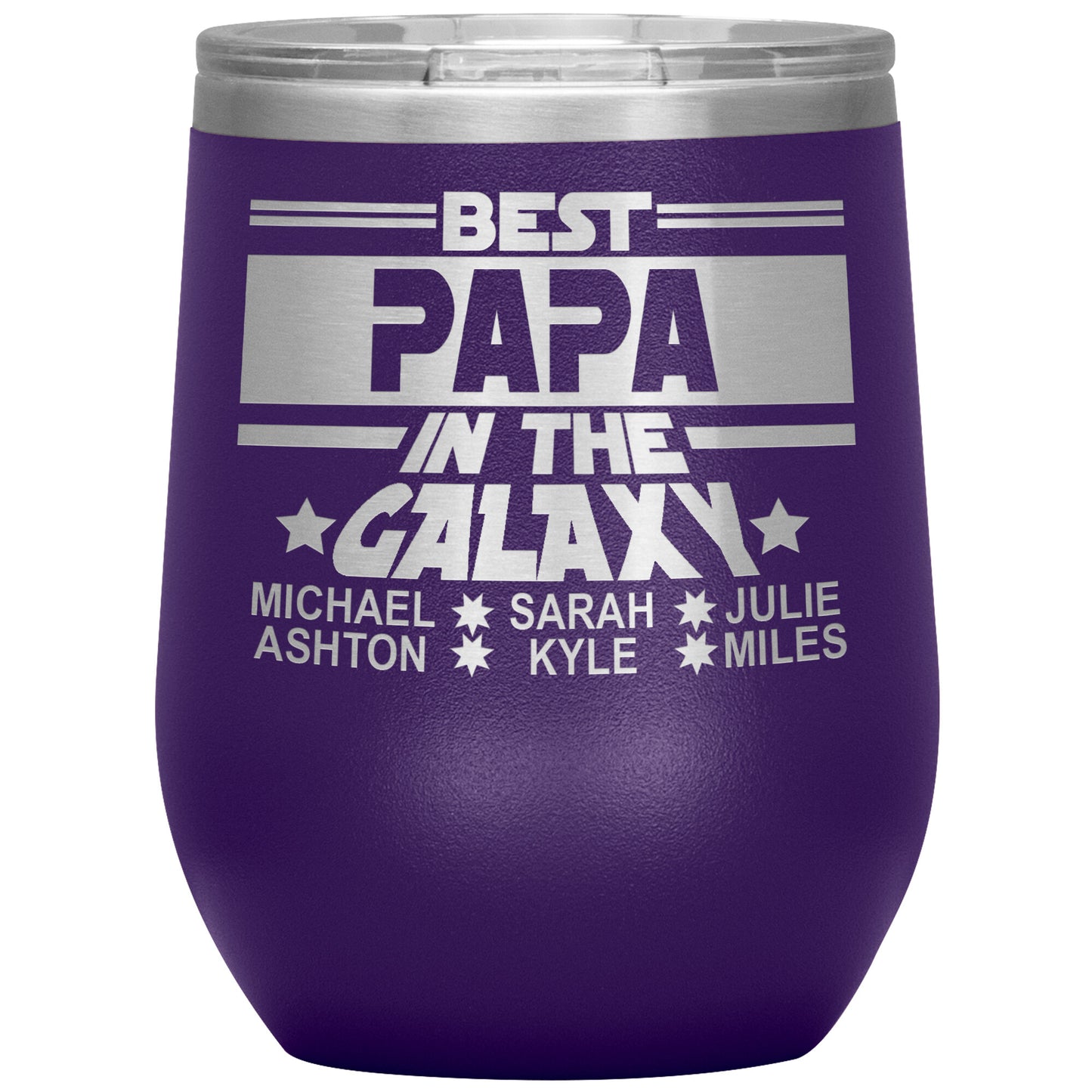Best Papa in the Galaxy Tumbler