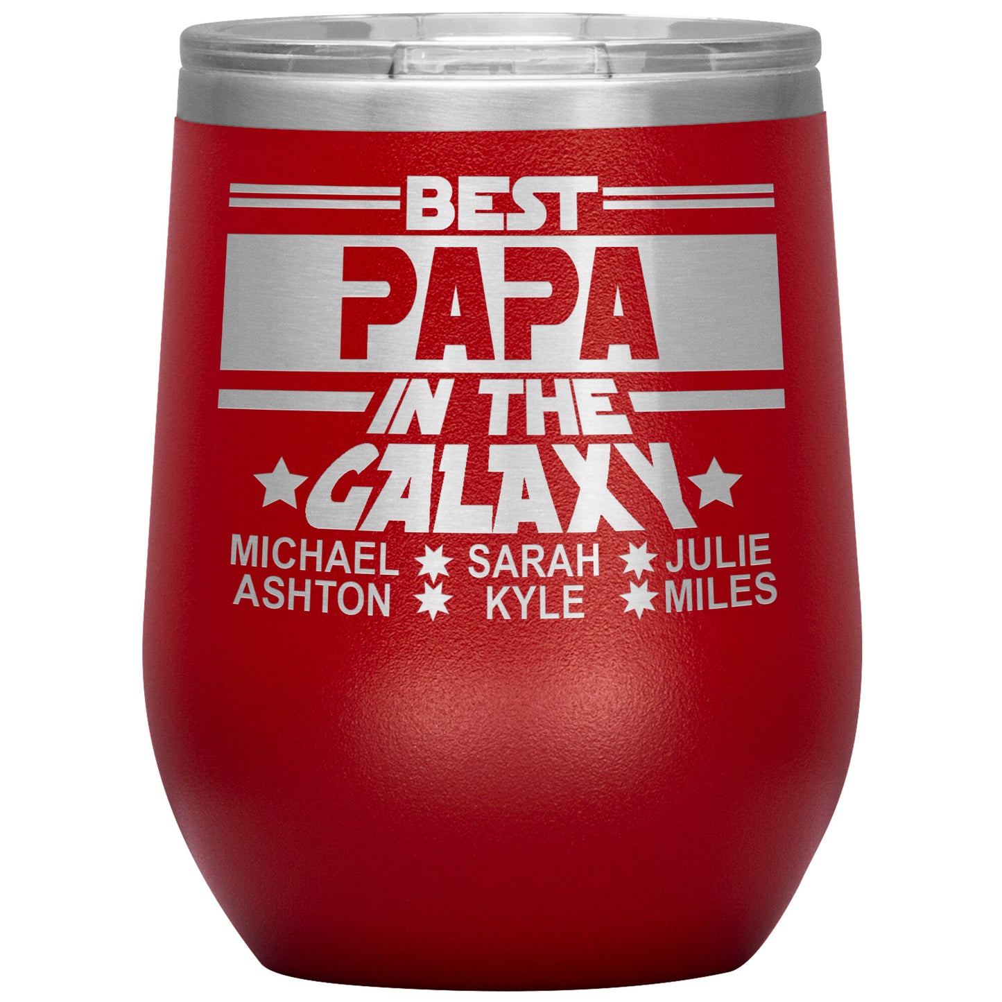 Best Papa in the Galaxy Tumbler