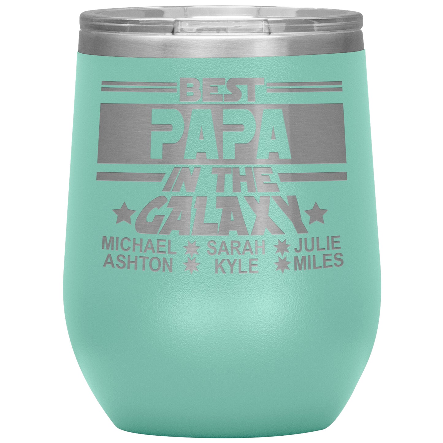 Best Papa in the Galaxy Tumbler