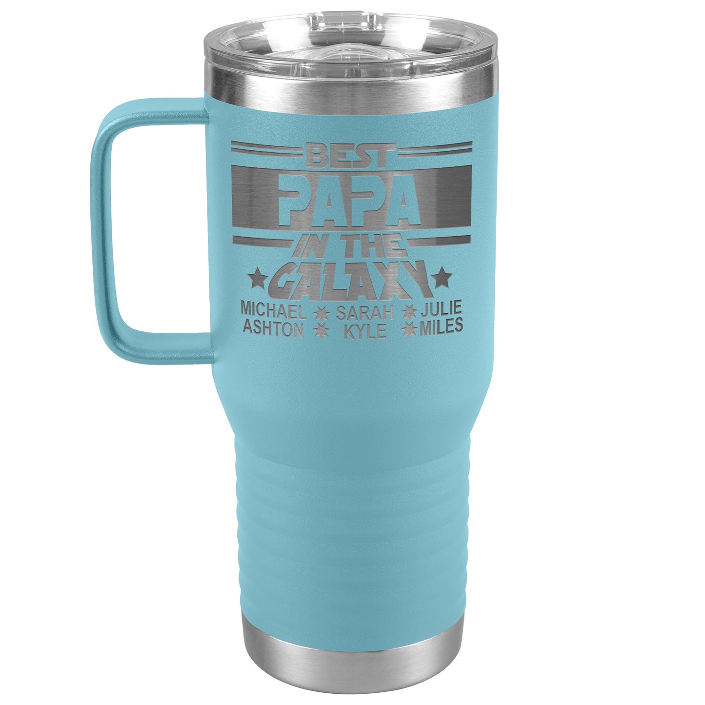 Best Papa in the Galaxy Tumbler