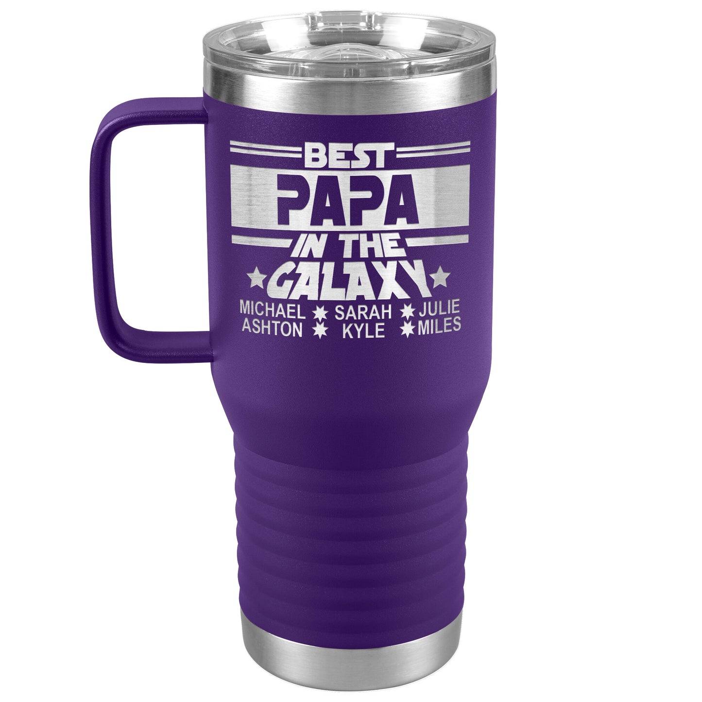 Best Papa in the Galaxy Tumbler