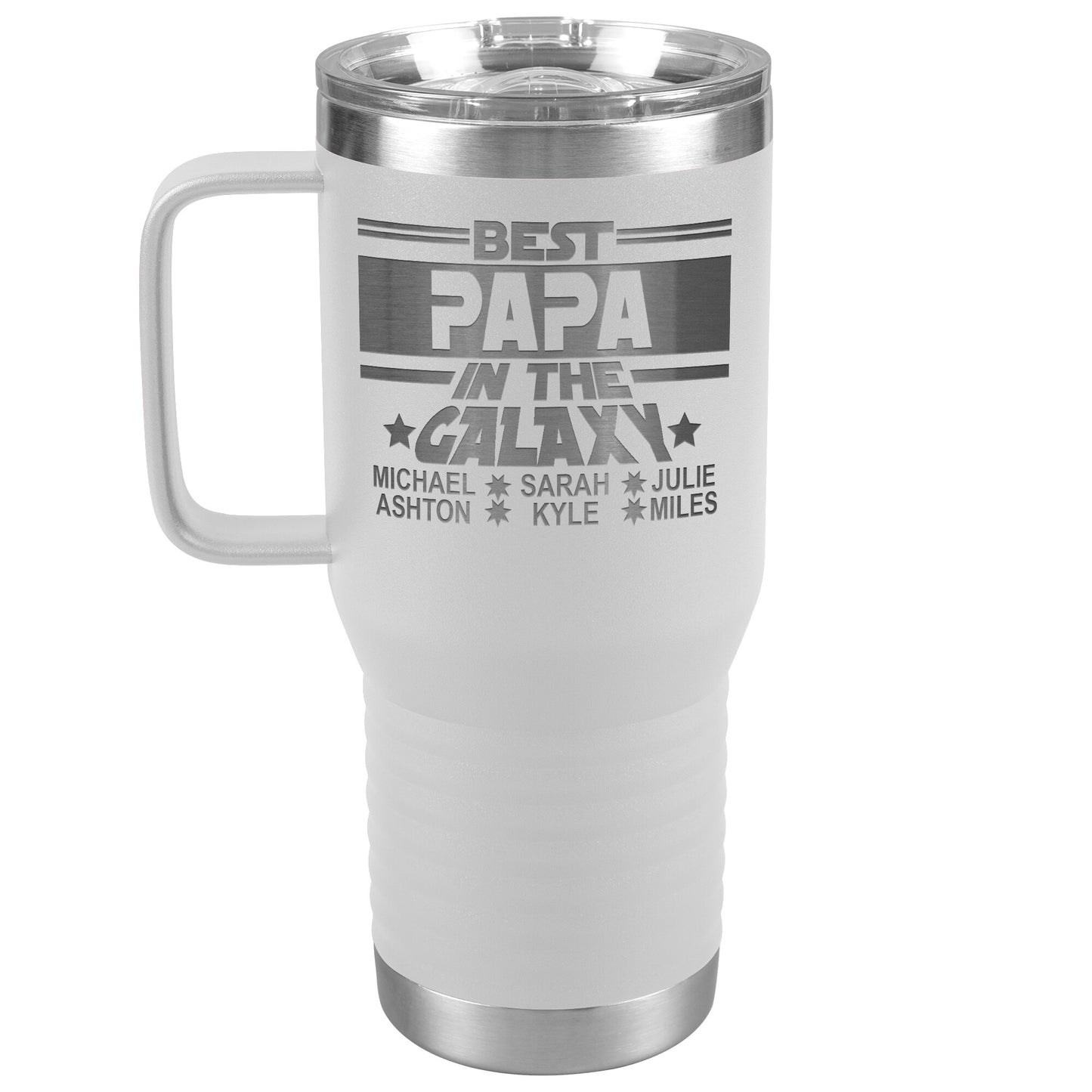 Best Papa in the Galaxy Tumbler