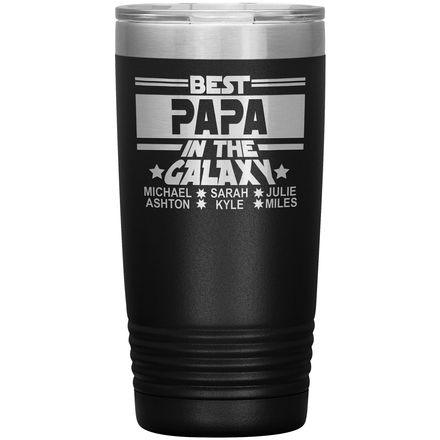Best Papa in the Galaxy Tumbler
