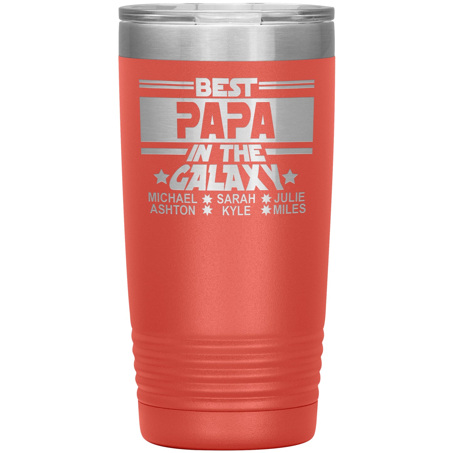 Best Papa in the Galaxy Tumbler