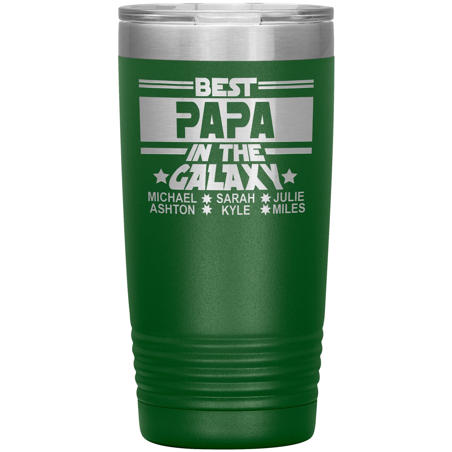 Best Papa in the Galaxy Tumbler